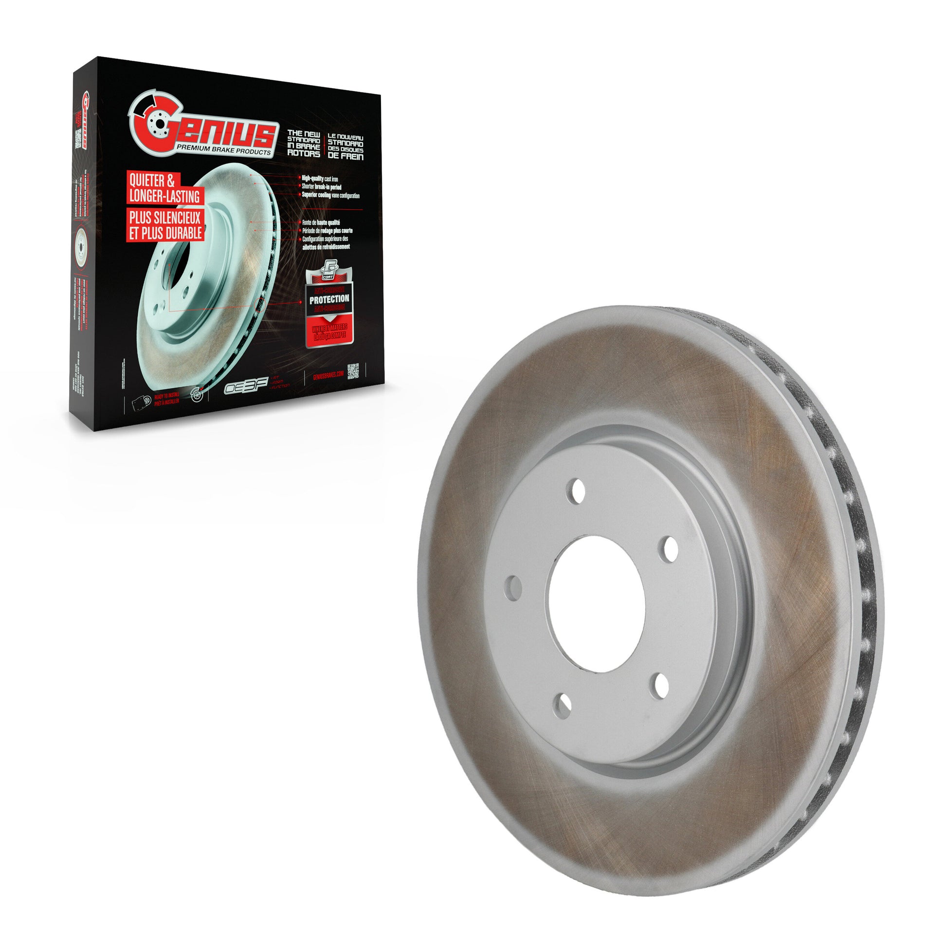 Genius GCR-982778 Disc Brake Rotor for 2021-2023 Nissan Rogue - Front