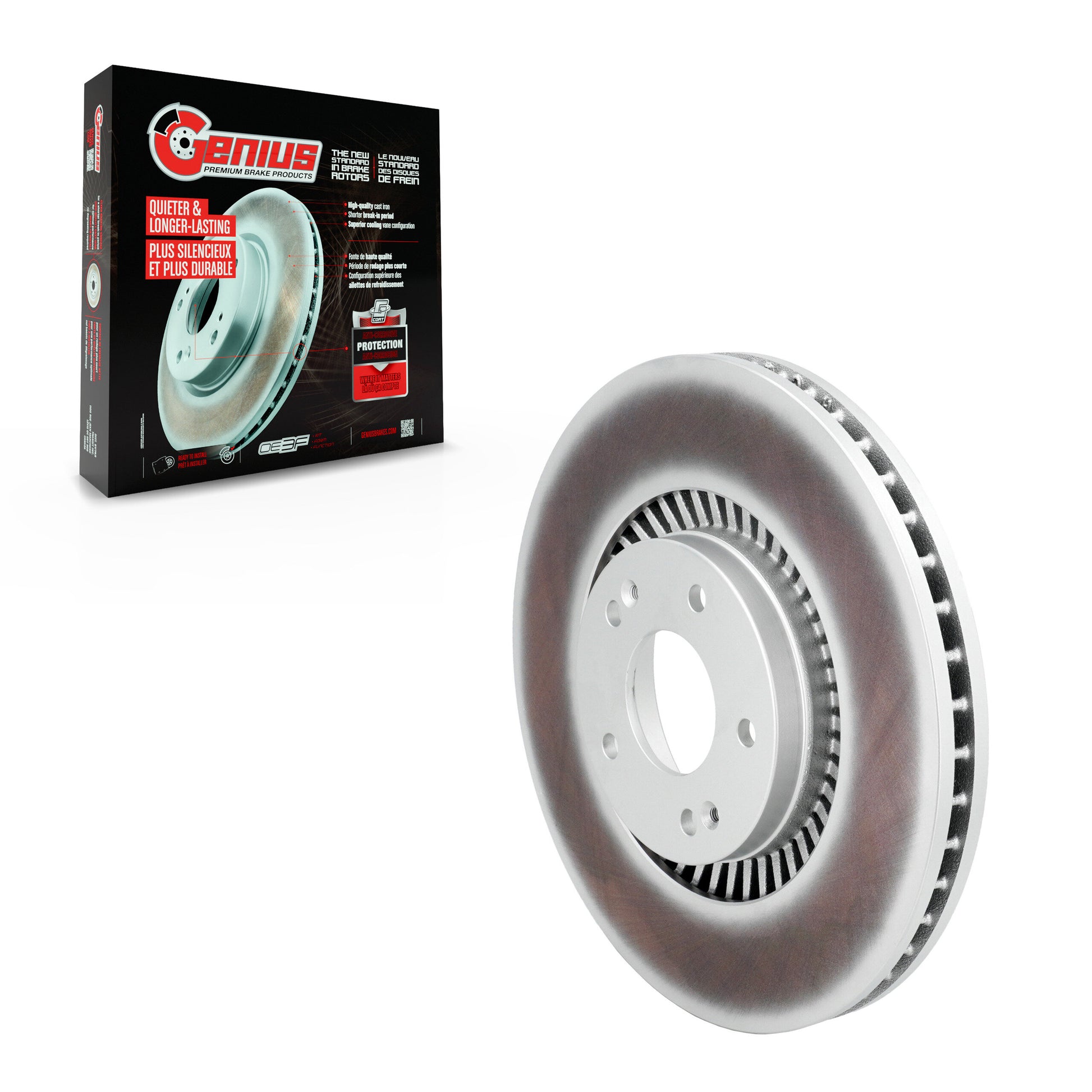 Genius GCR-982818 Disc Brake Rotor for 2022-2025 Kia Carnival - Front