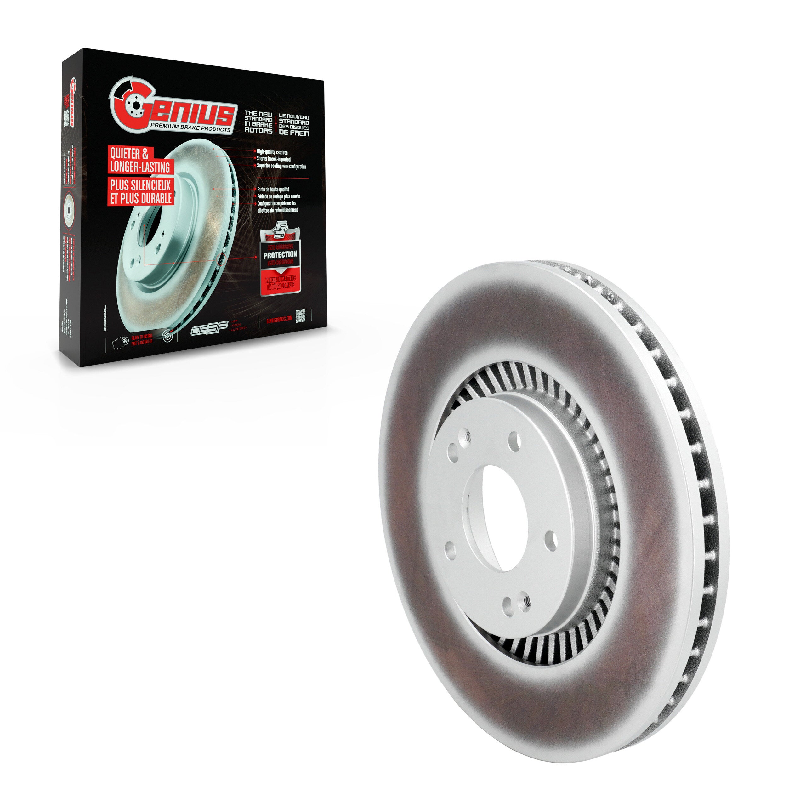 Genius GCR-982818 Disc Brake Rotor for 2022-2025 Kia Carnival - Front