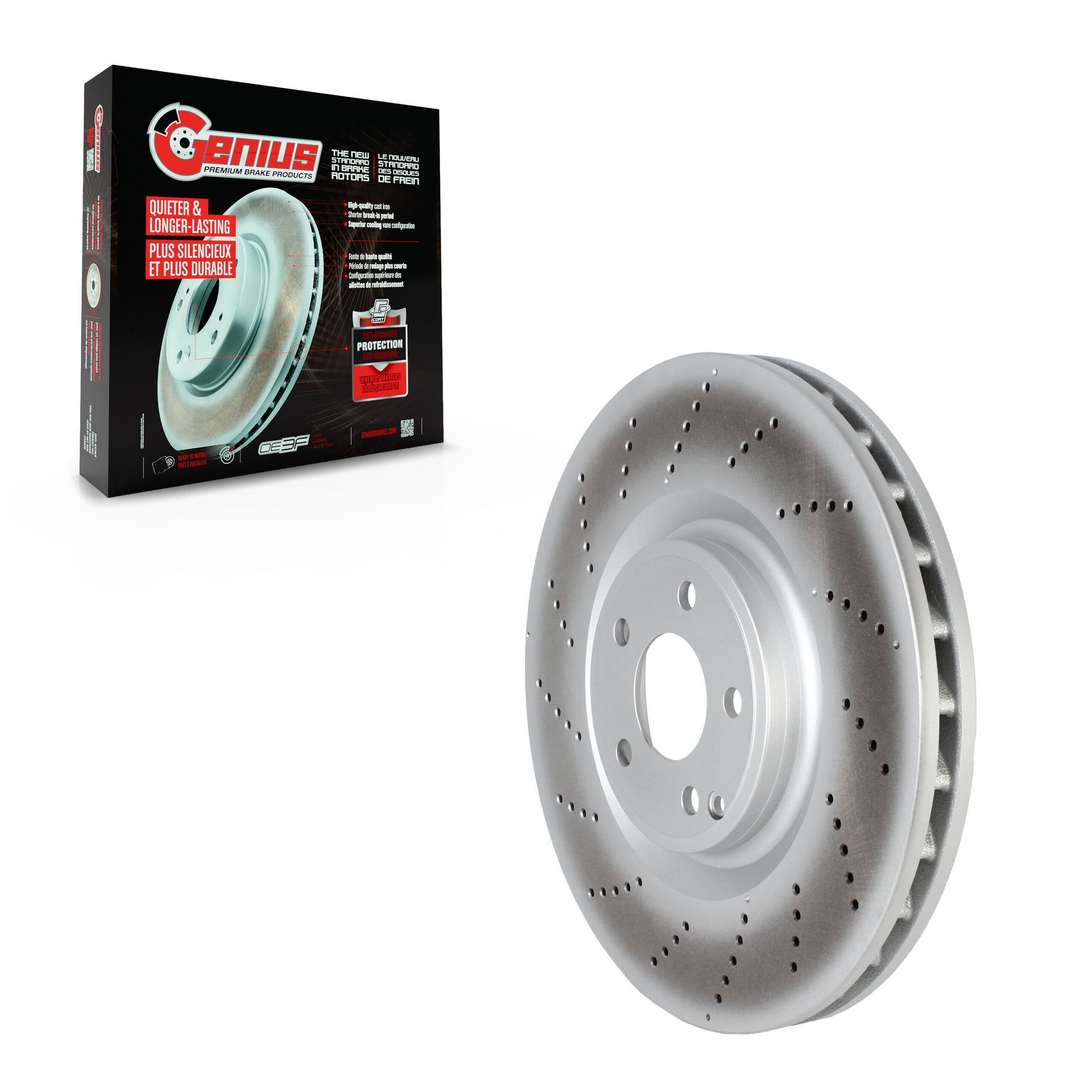 Genius GCR-G8253OE Disc Brake Rotor for 2012-2018 Mercedes-Benz CLS550 - Front