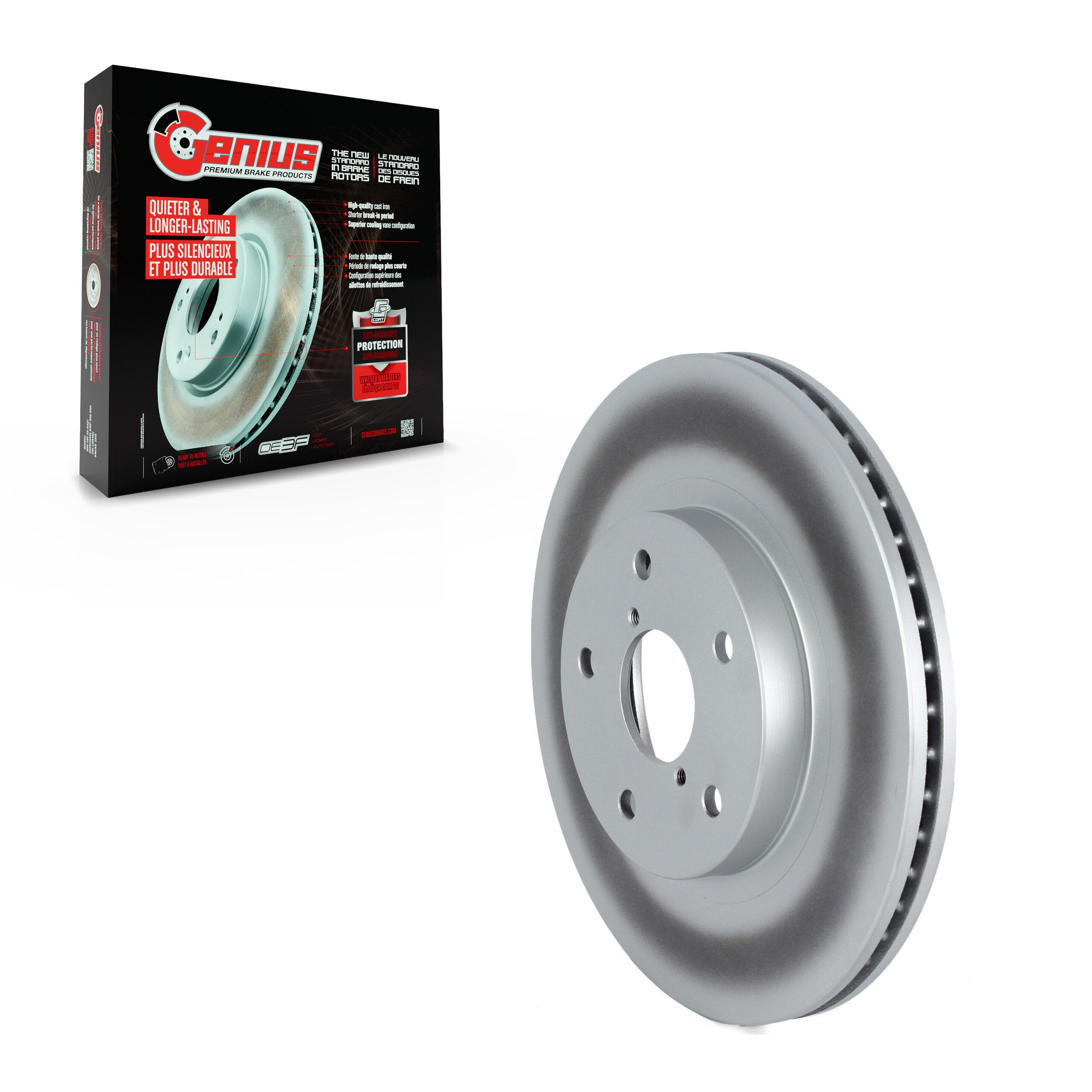 Genius GCR-G8379 Disc Brake Rotor for 2019-2022 Subaru Forester - Front
