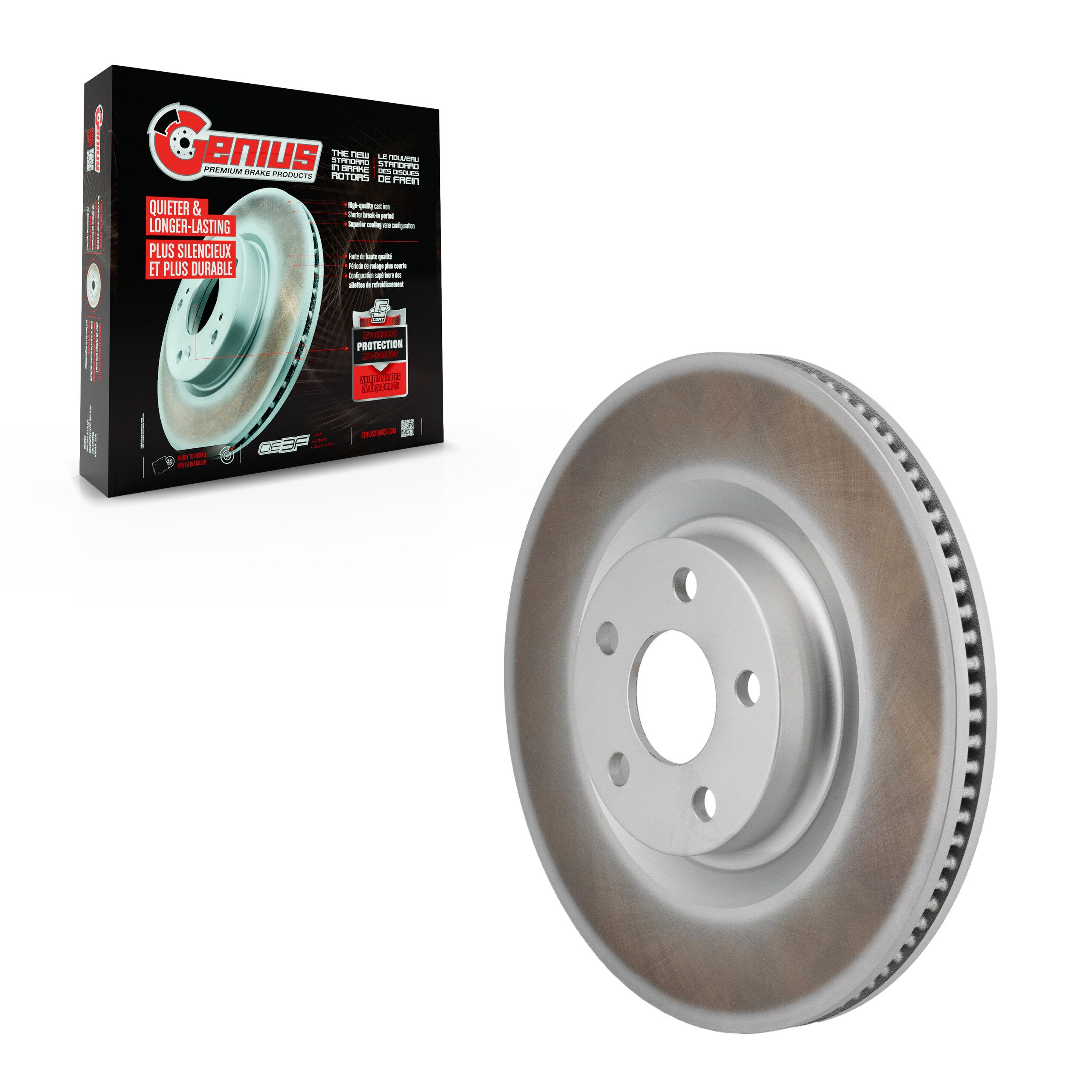 Genius GCR-G8432 Disc Brake Rotor for 2022-2023 Ford Maverick - Front