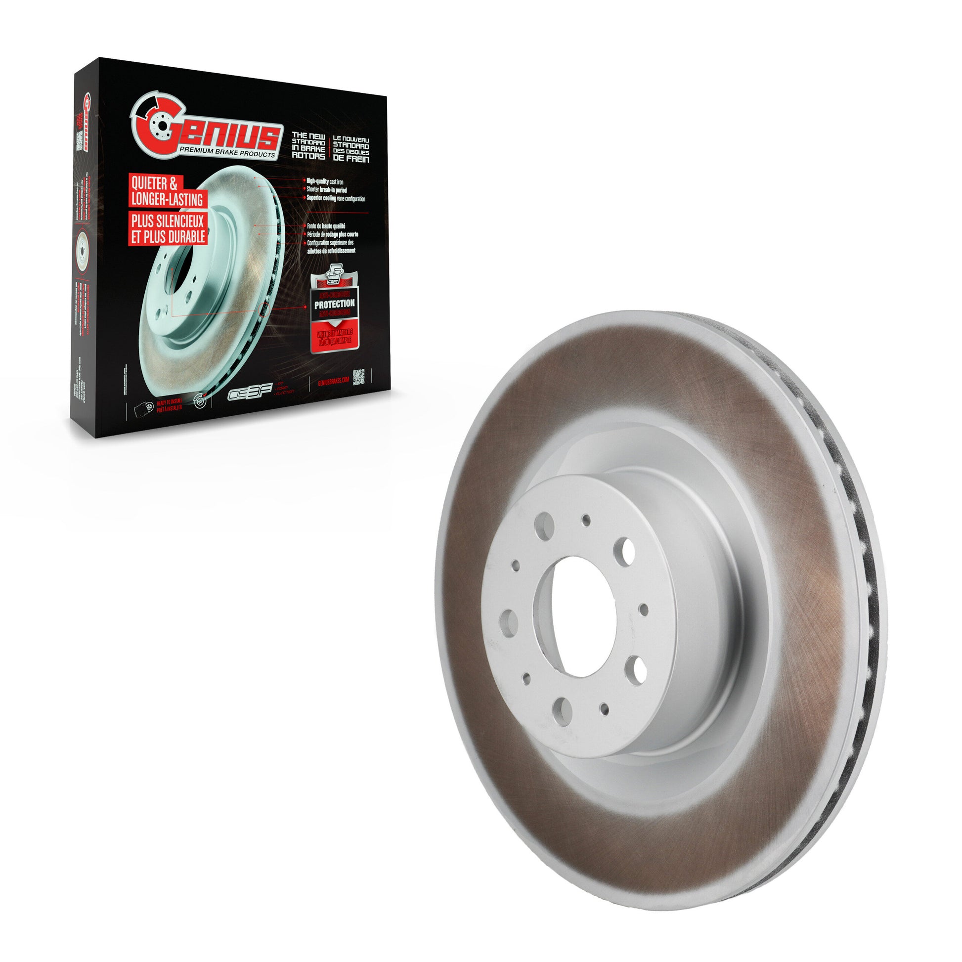 Genius GCR-G8442 Disc Brake Rotor for 2020-2025 Tesla Y - Rear