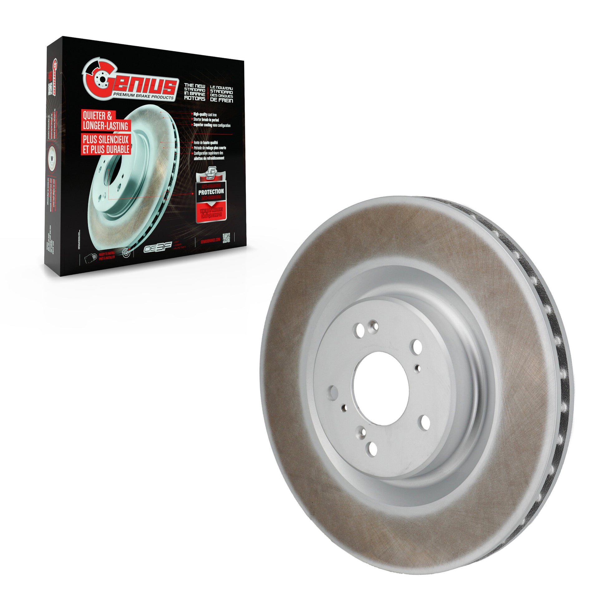 Genius GCR-G8462 Disc Brake Rotor for 2021-2023 Acura MDX, Acura TLX - Front