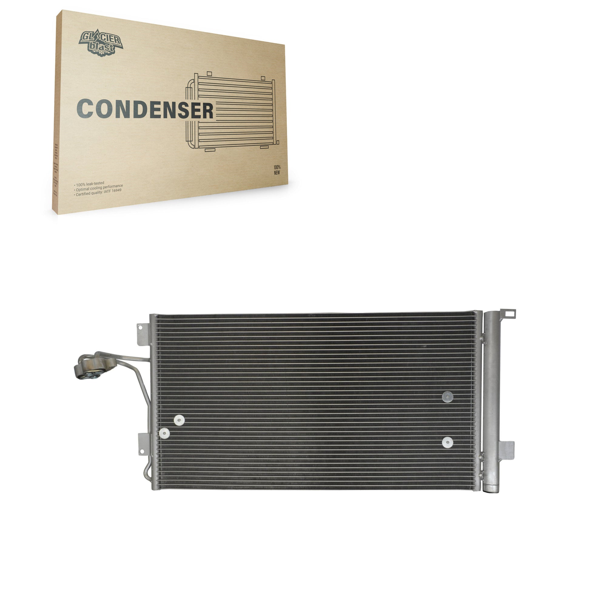 Glacier Blast GLB-AD3294 A/C Condenser for 2003-2015 Porsche Cayenne, Audi Q7, Volkswagen Touareg - N/A