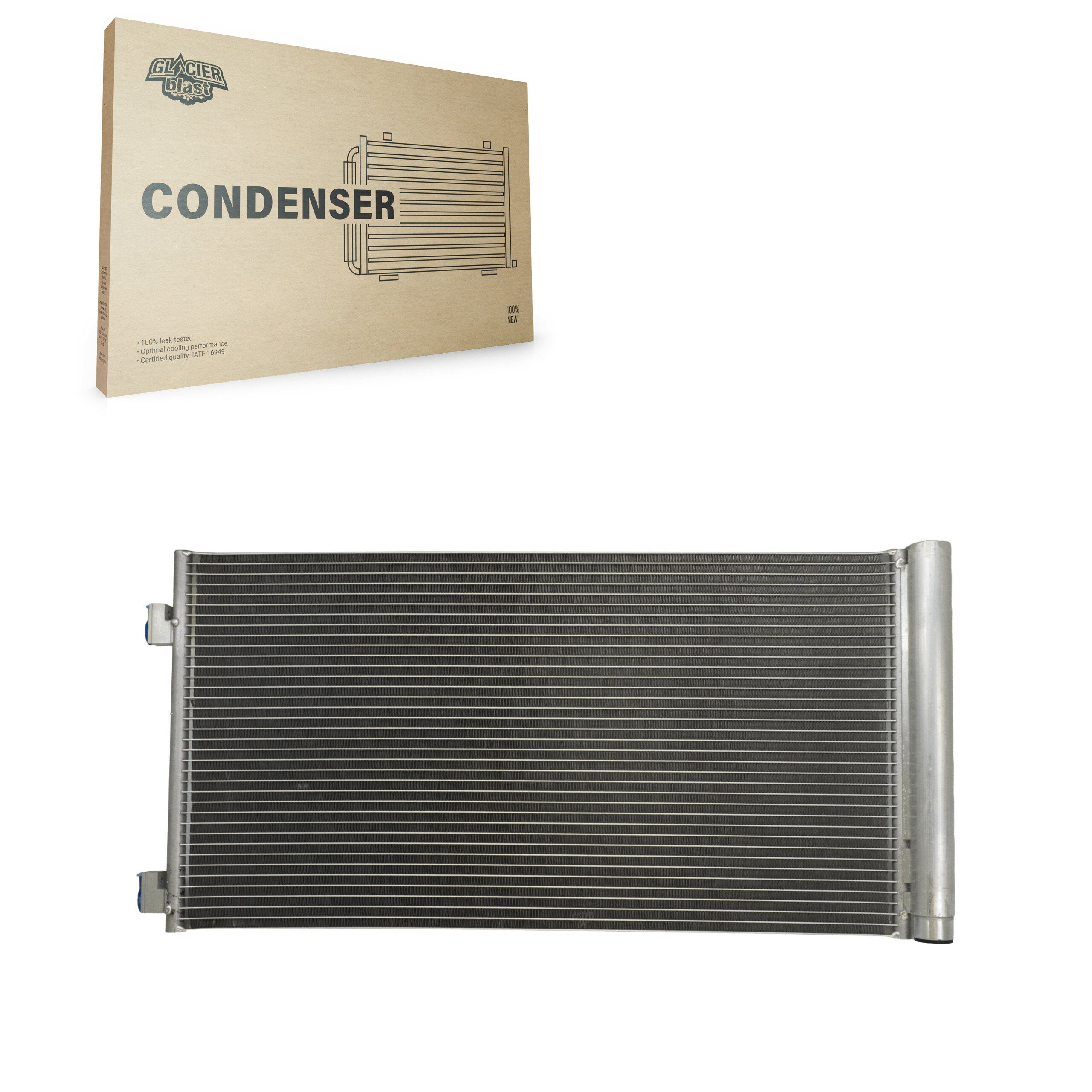 Glacier Blast GLB-BM3989 A/C Condenser for 2010-2015 Mini Cooper - N/A