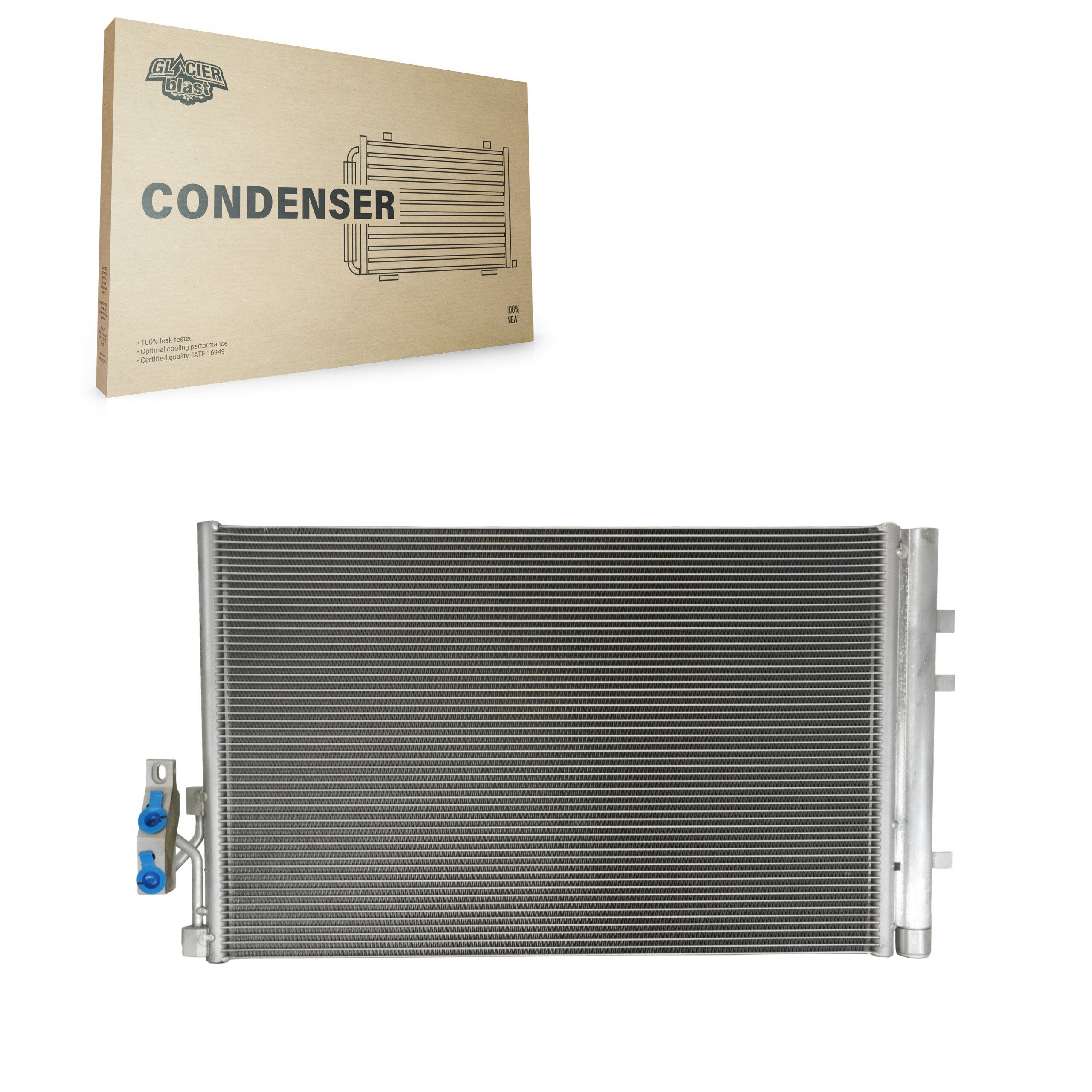 Glacier Blast GLB-BM4127 A/C Condenser for 2011-2018 BMW X4, BMW X3 - N/A