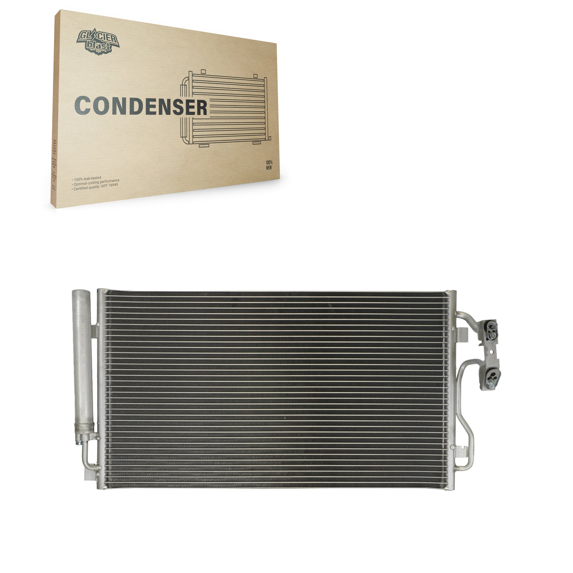 Glacier Blast GLB-BM4226 A/C Condenser for 2012-2024 BMW M235i xDrive Gran Coupe, BMW i8, BMW i3s - N/A
