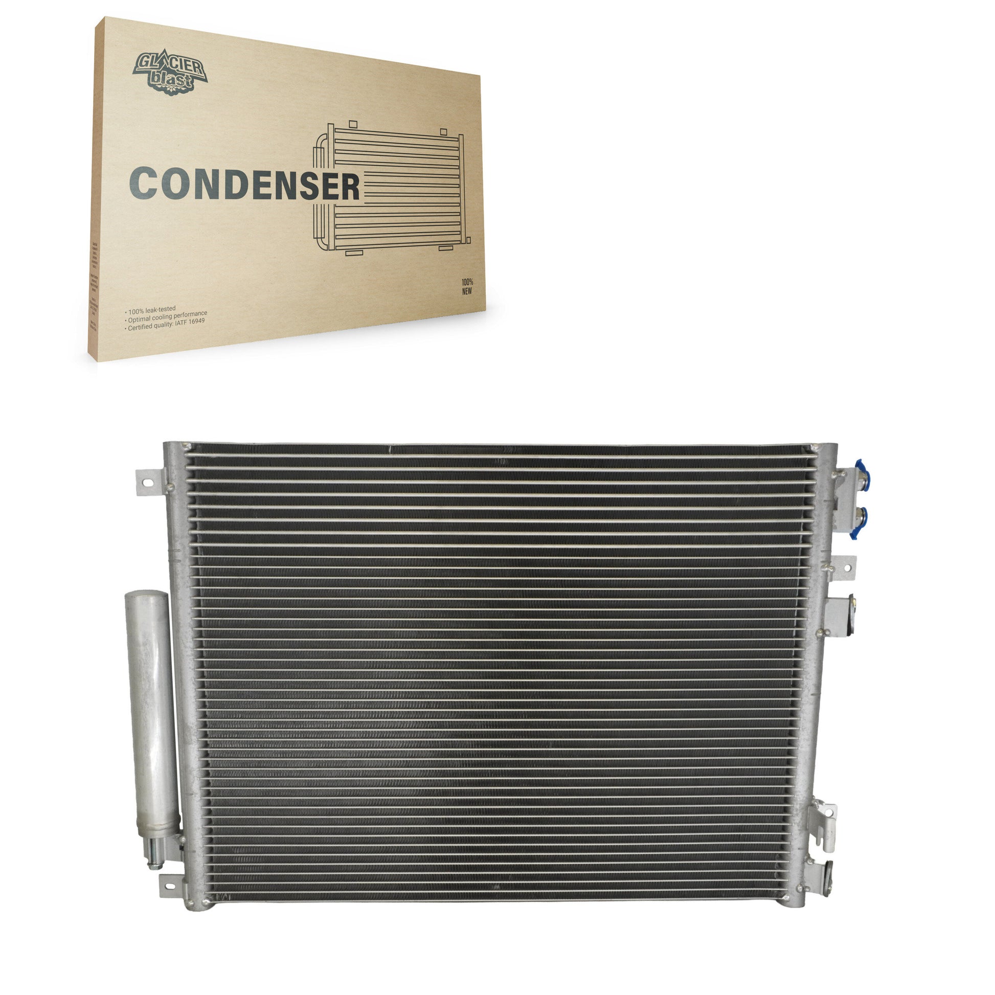 Glacier Blast GLB-CH3237 A/C Condenser for 2005-2019 Dodge Challenger, Dodge Charger, Chrysler 300 - N/A