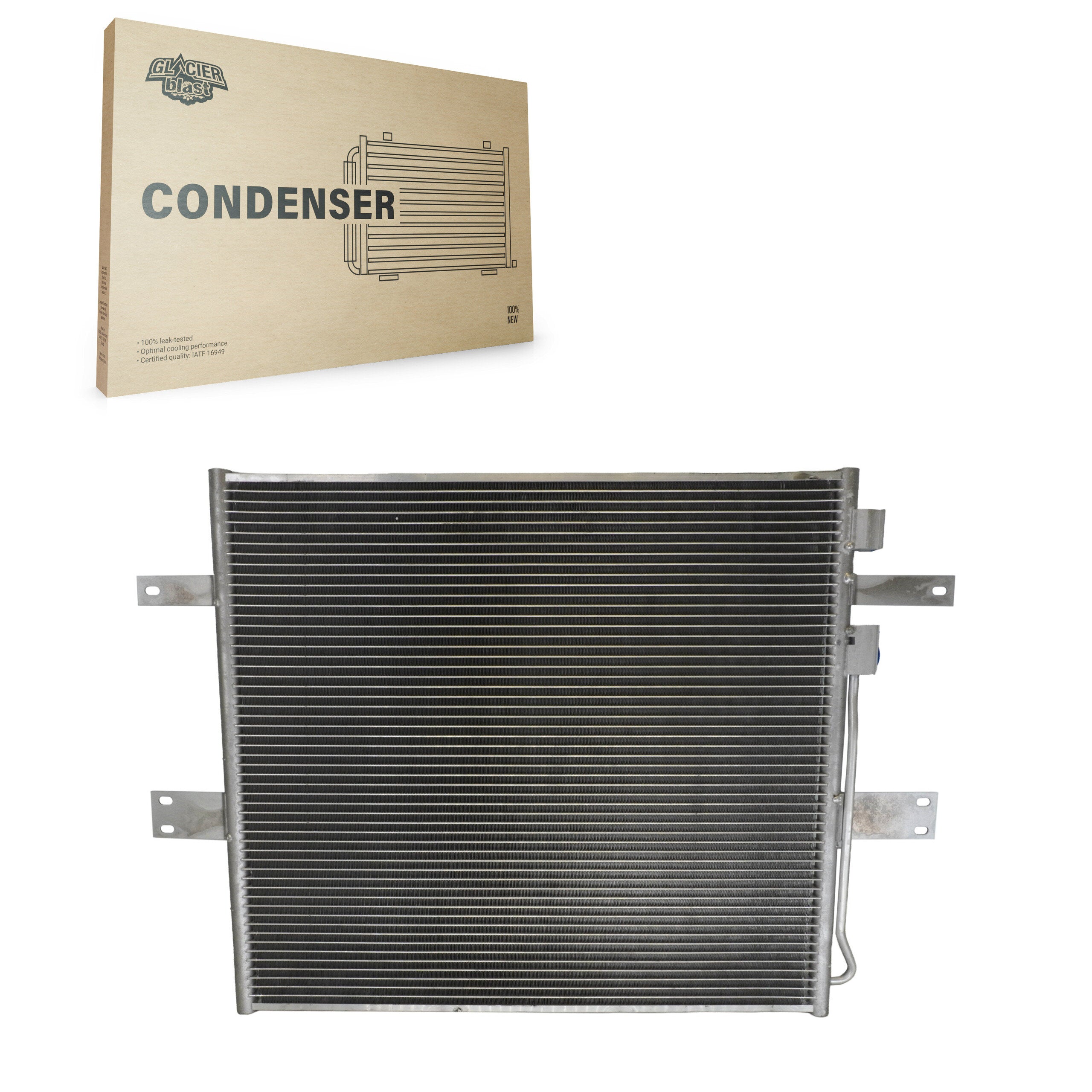 Glacier Blast GLB-CH3265 A/C Condenser for 2003-2009 Dodge Ram 2500, Dodge Ram 3500 - N/A