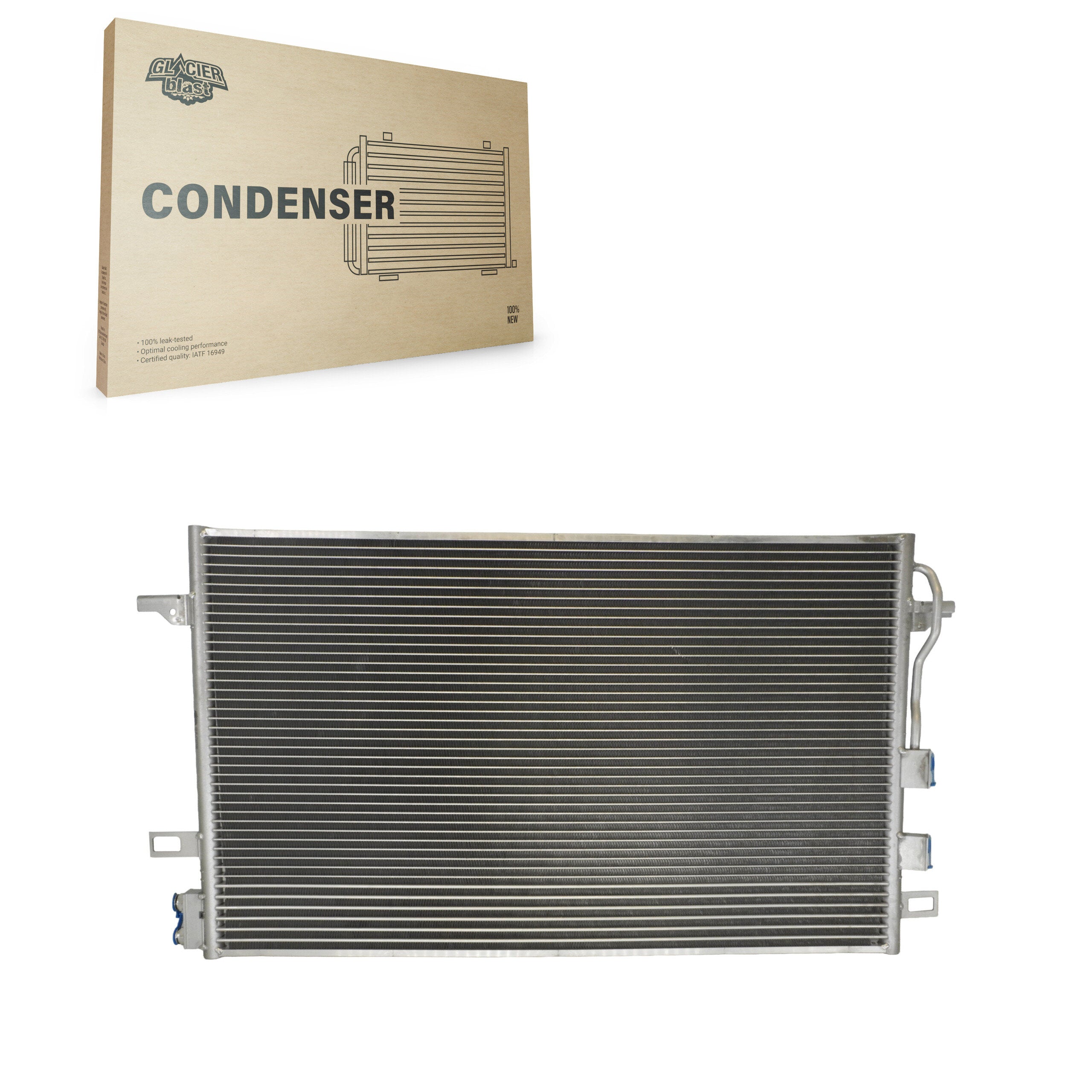Glacier Blast GLB-CH3320 A/C Condenser for 2005-2007 Chrysler Town & Country, Dodge Caravan, Dodge Grand Caravan - N/A