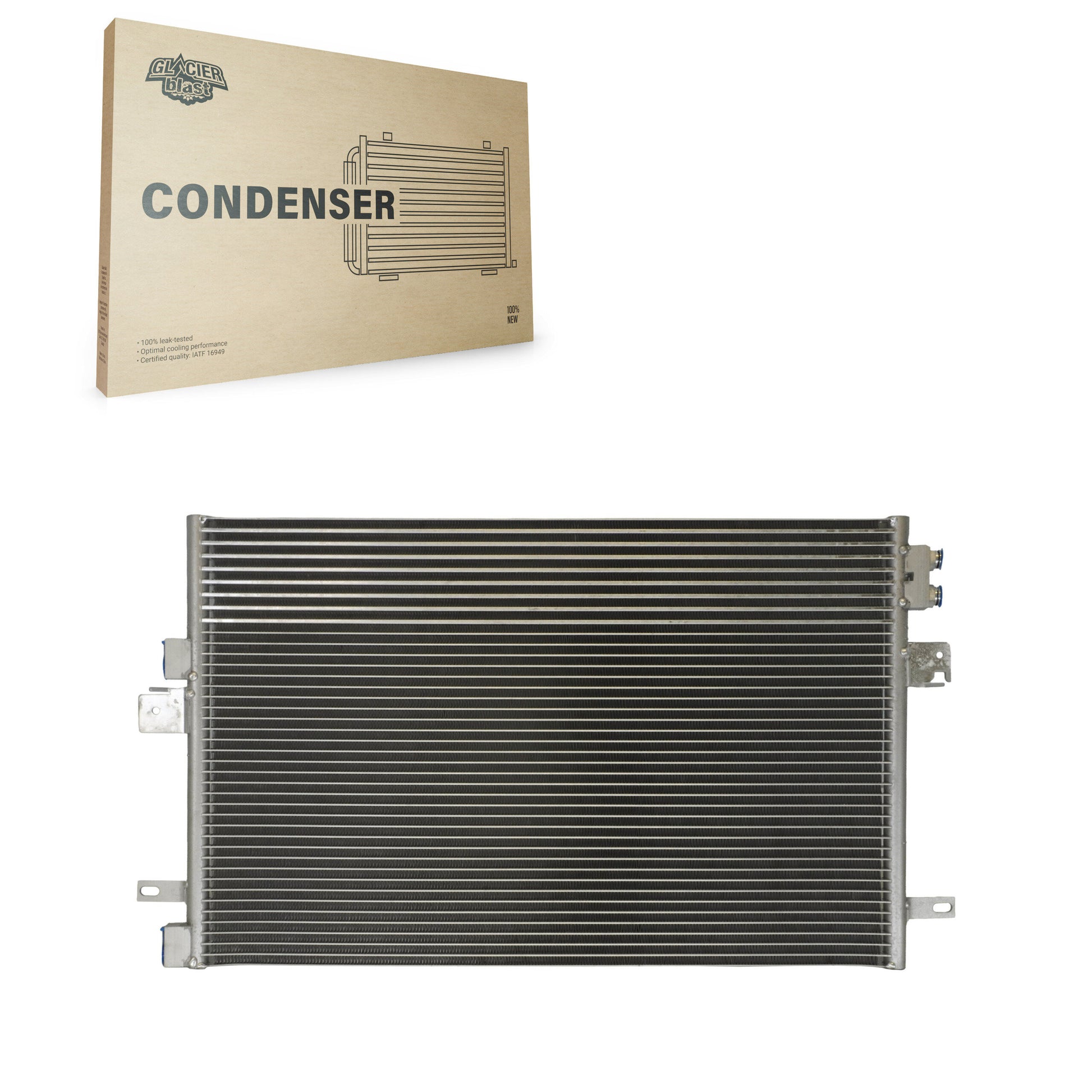 Glacier Blast GLB-CH3586 A/C Condenser for 2007-2014 Chrysler 200, Dodge Avenger, Chrysler Sebring - N/A