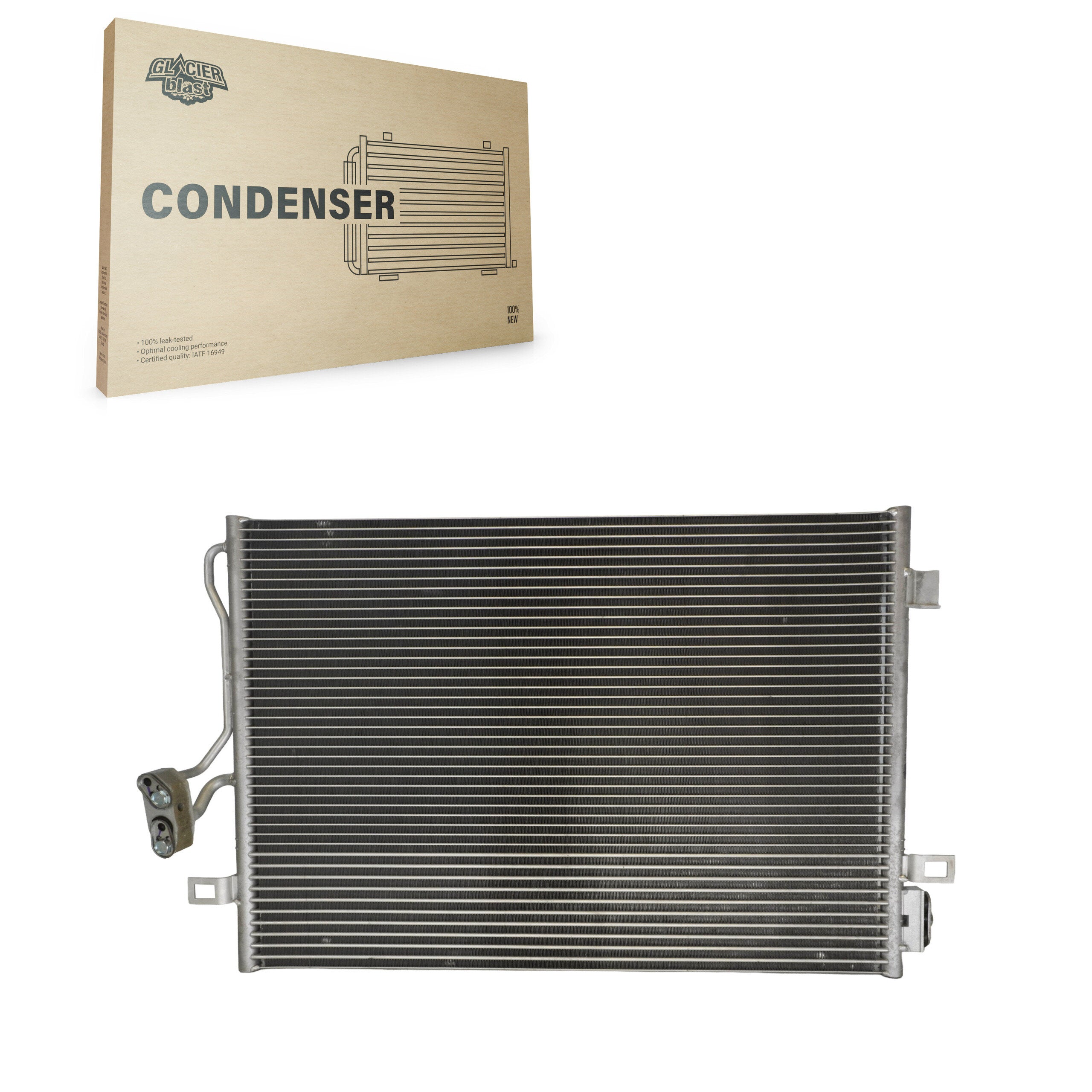 Glacier Blast GLB-CH3776 A/C Condenser for 2009-2010 Dodge Journey - N/A
