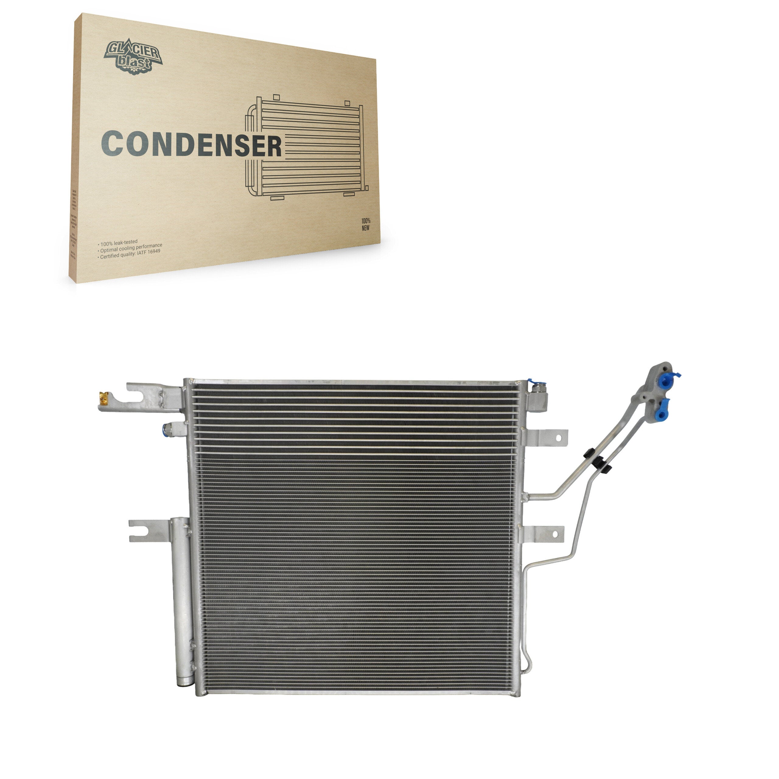Glacier Blast GLB-CH3886 A/C Condenser for 2010-2016 Ram 2500, Ram 3500, Dodge Ram 2500 - N/A