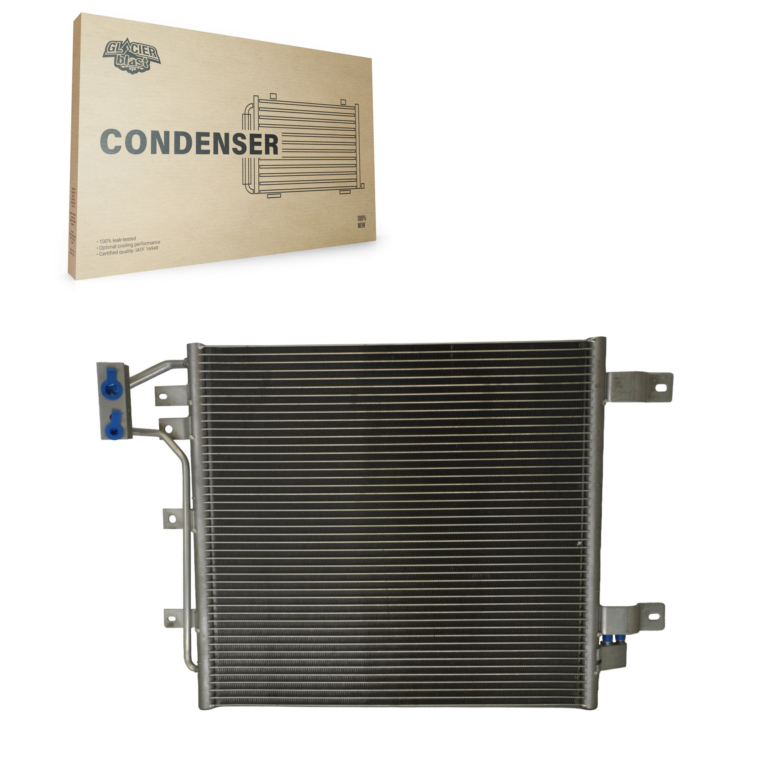 Glacier Blast GLB-CH4239 A/C Condenser for 2012-2018 Jeep Wrangler JK, Jeep Wrangler - N/A