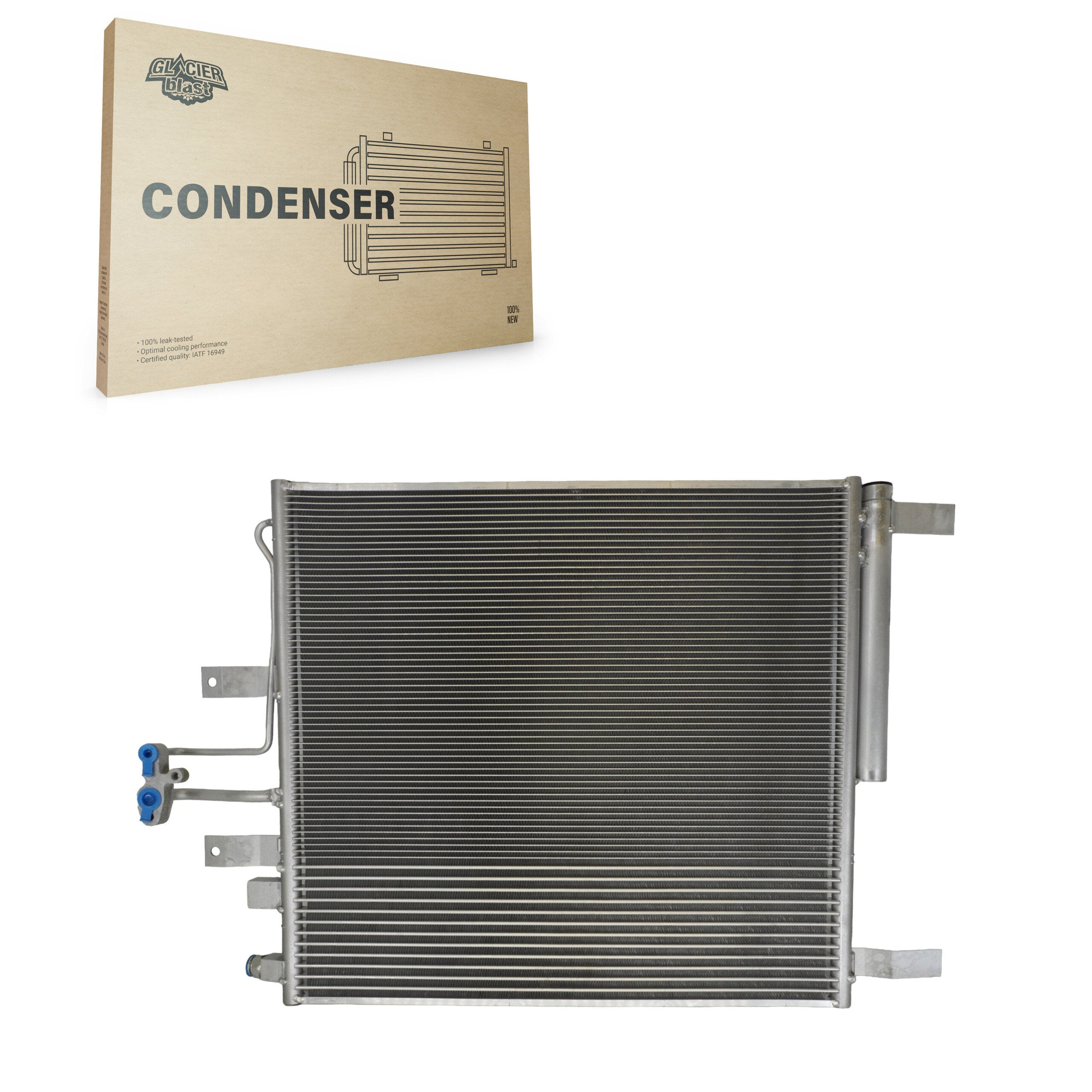 Glacier Blast GLB-CH4392 A/C Condenser for 2013-2020 Ram 1500 Classic, Ram 1500 - N/A