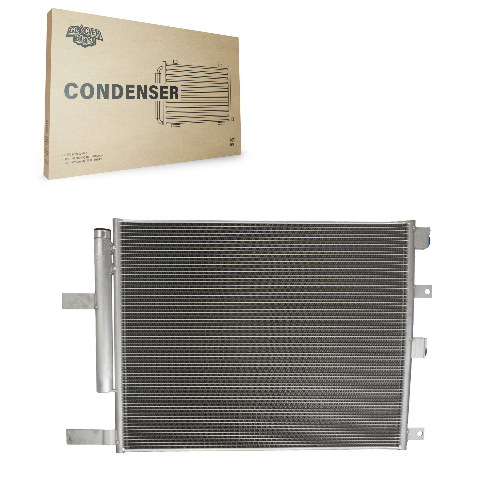 Glacier Blast GLB-CH4537 A/C Condenser for 2013-2018 Ram 3500, Ram 4500, Ram 5500 - N/A