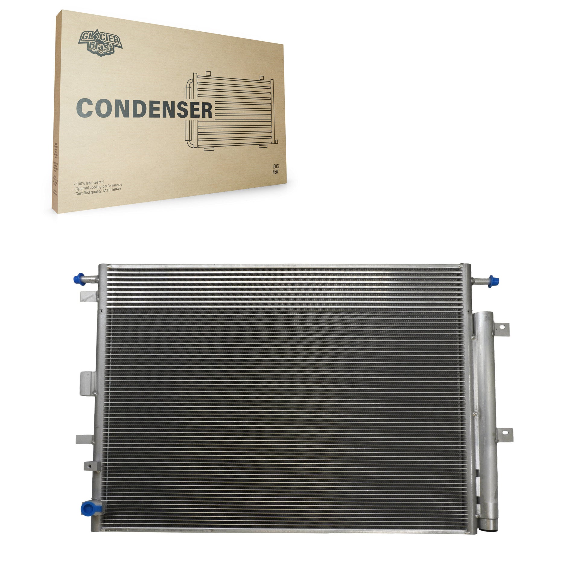 Glacier Blast GLB-FD30006 A/C Condenser for 2015-2018 Lincoln MKX, Ford Edge - N/A