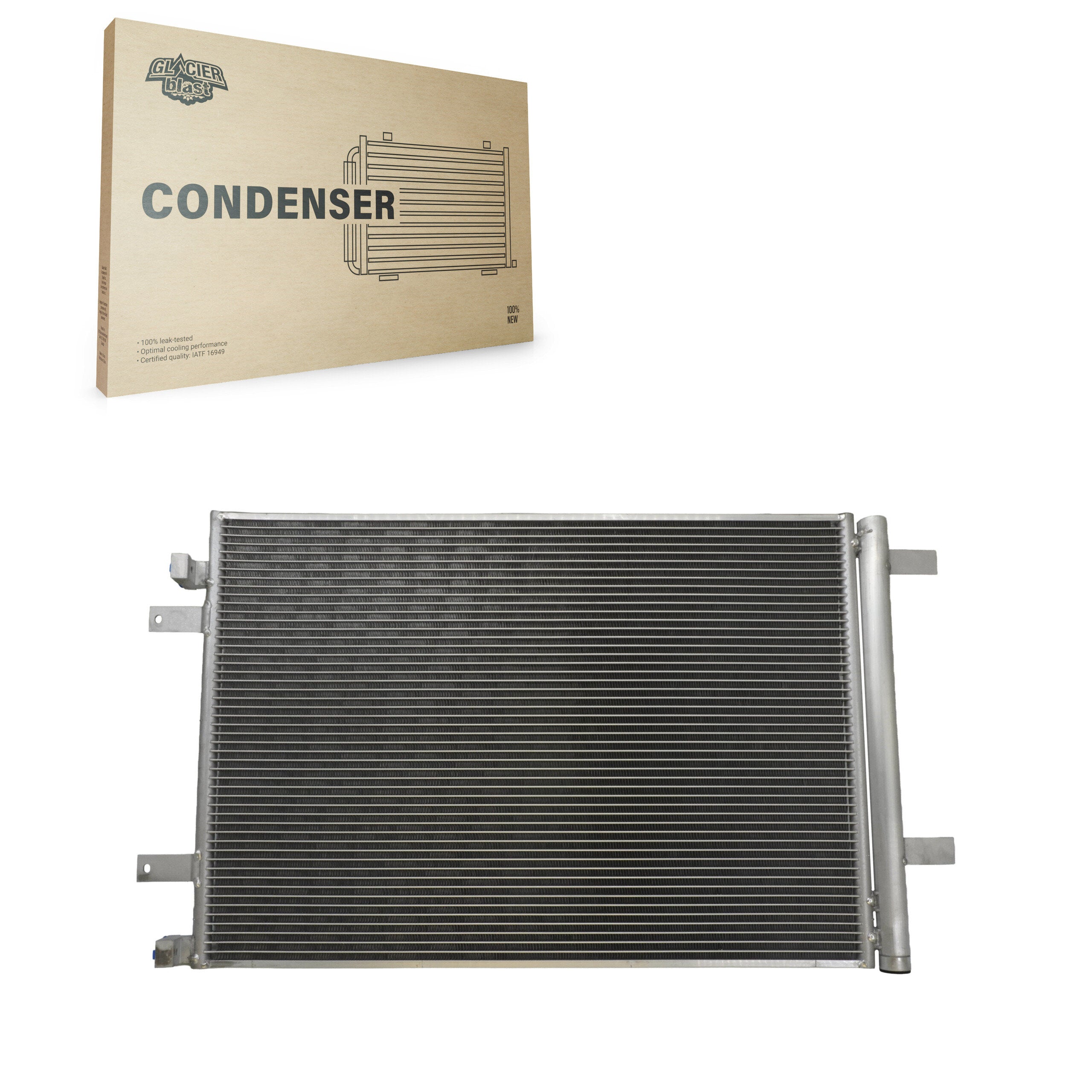 Glacier Blast GLB-FD30088 A/C Condenser for 2017-2023 Ford F-250 Super Duty, Ford F-350 Super Duty, Ford F-450 Super Duty - N/A