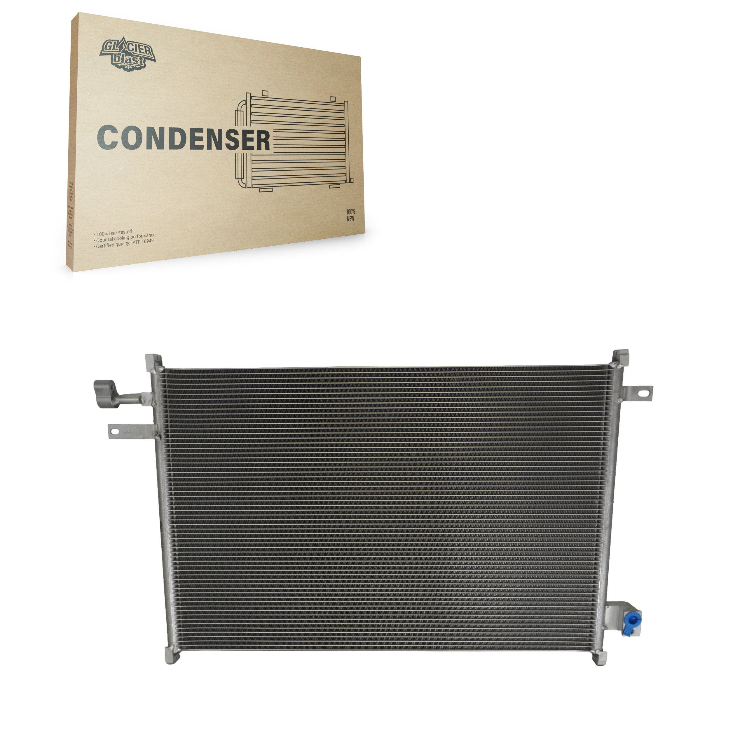 Glacier Blast GLB-FD3362 A/C Condenser for 2005-2009 Ford Mustang - N/A