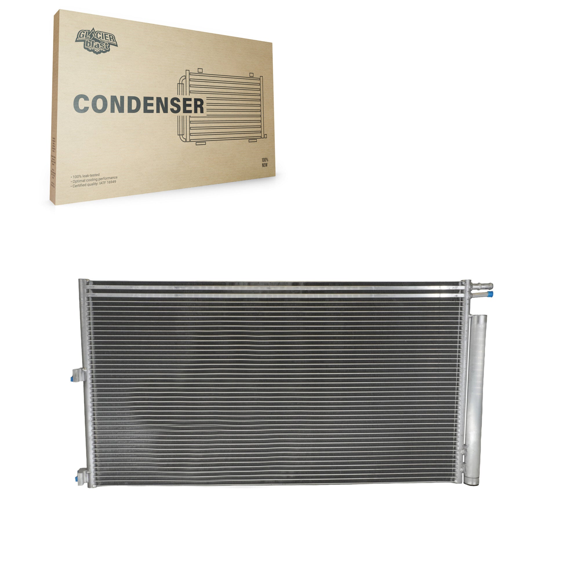 Glacier Blast GLB-FD3618 A/C Condenser for 2007-2014 Ford F-150, Ford Expedition, Lincoln Navigator - N/A