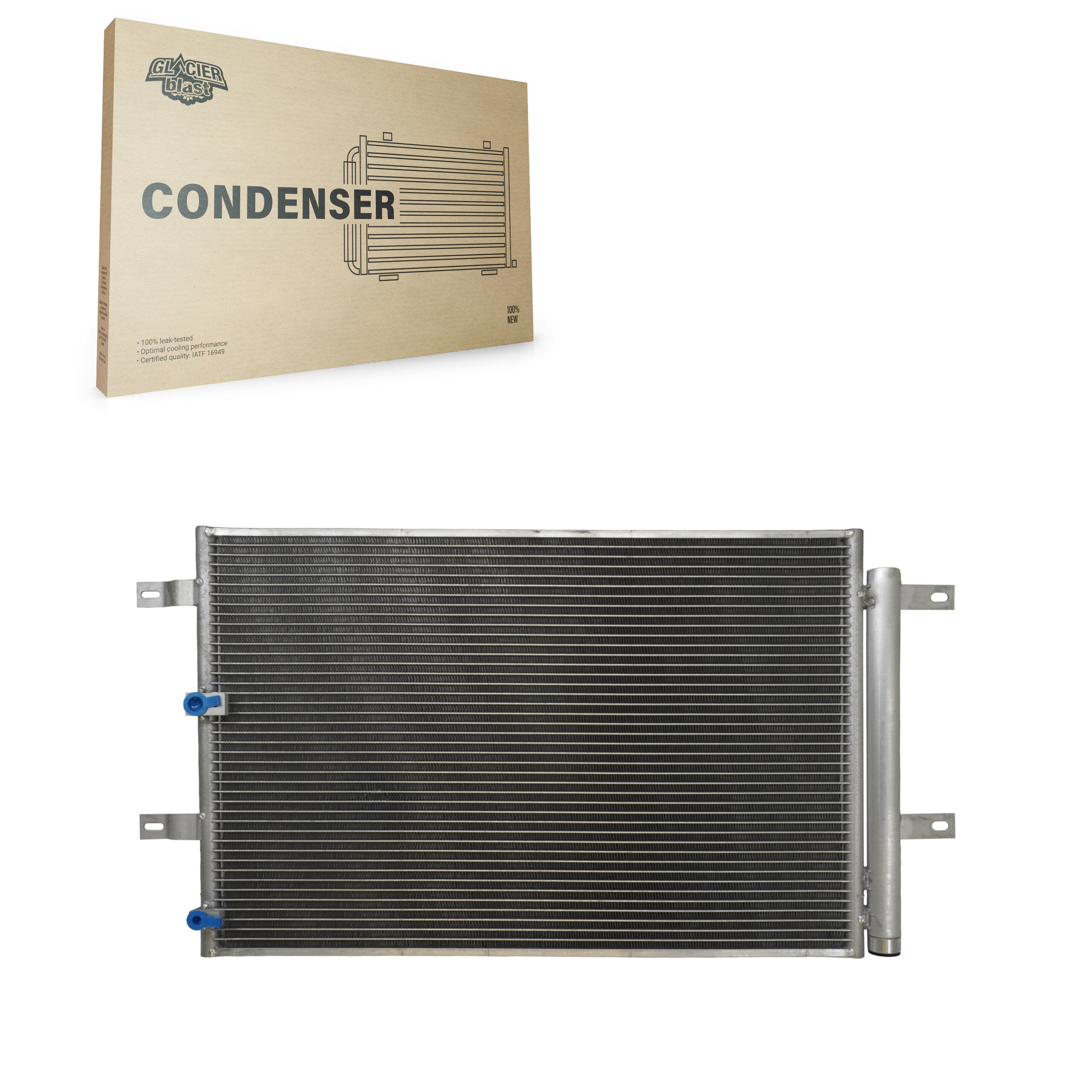 Glacier Blast GLB-FD3656 A/C Condenser for 2007-2010 Ford Edge, Lincoln MKX - N/A
