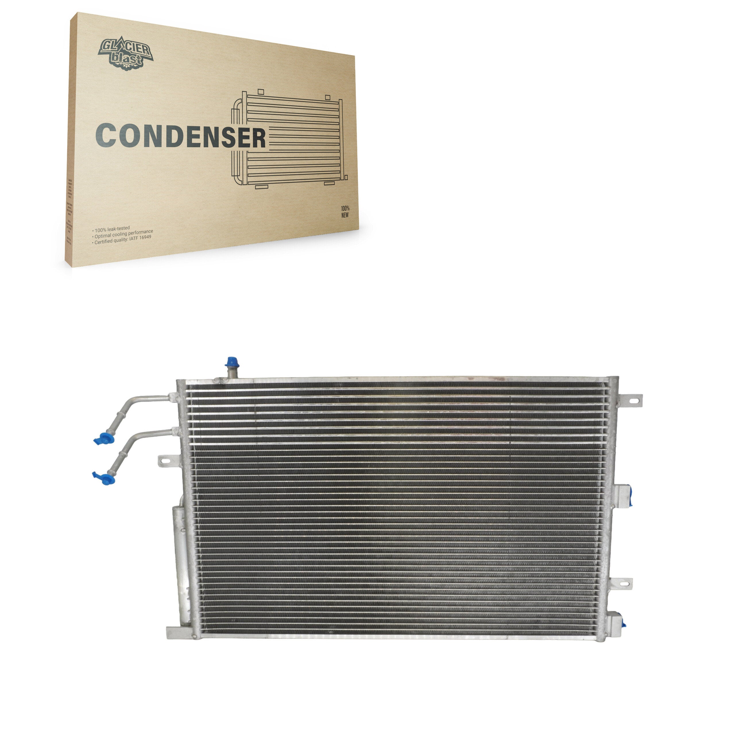 Glacier Blast GLB-FD3672 A/C Condenser for 2008-2011 Ford Focus - N/A