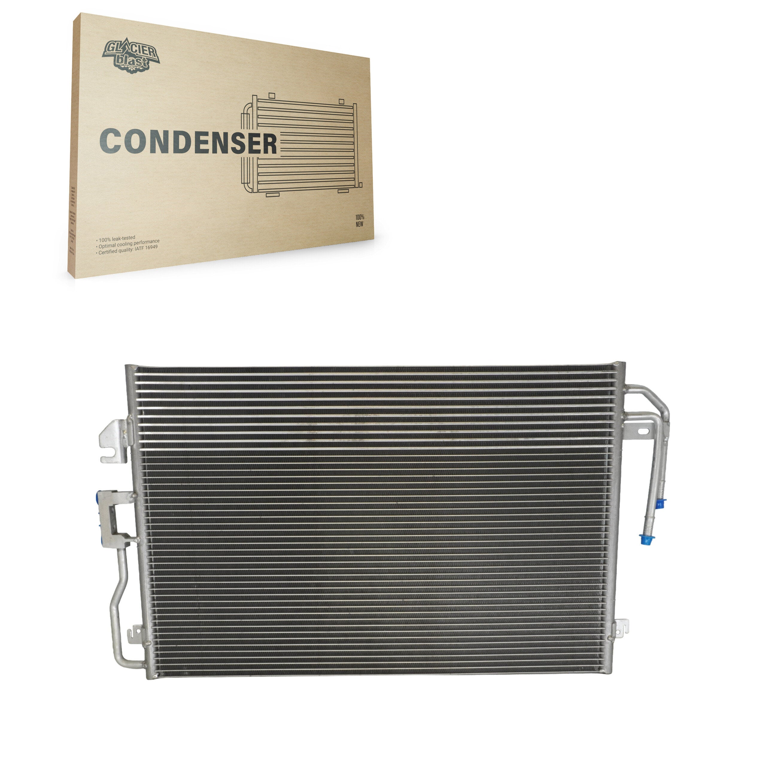 Glacier Blast GLB-FD3782 A/C Condenser for 2009-2012 Mazda Tribute, Ford Escape, Mercury Mariner - N/A