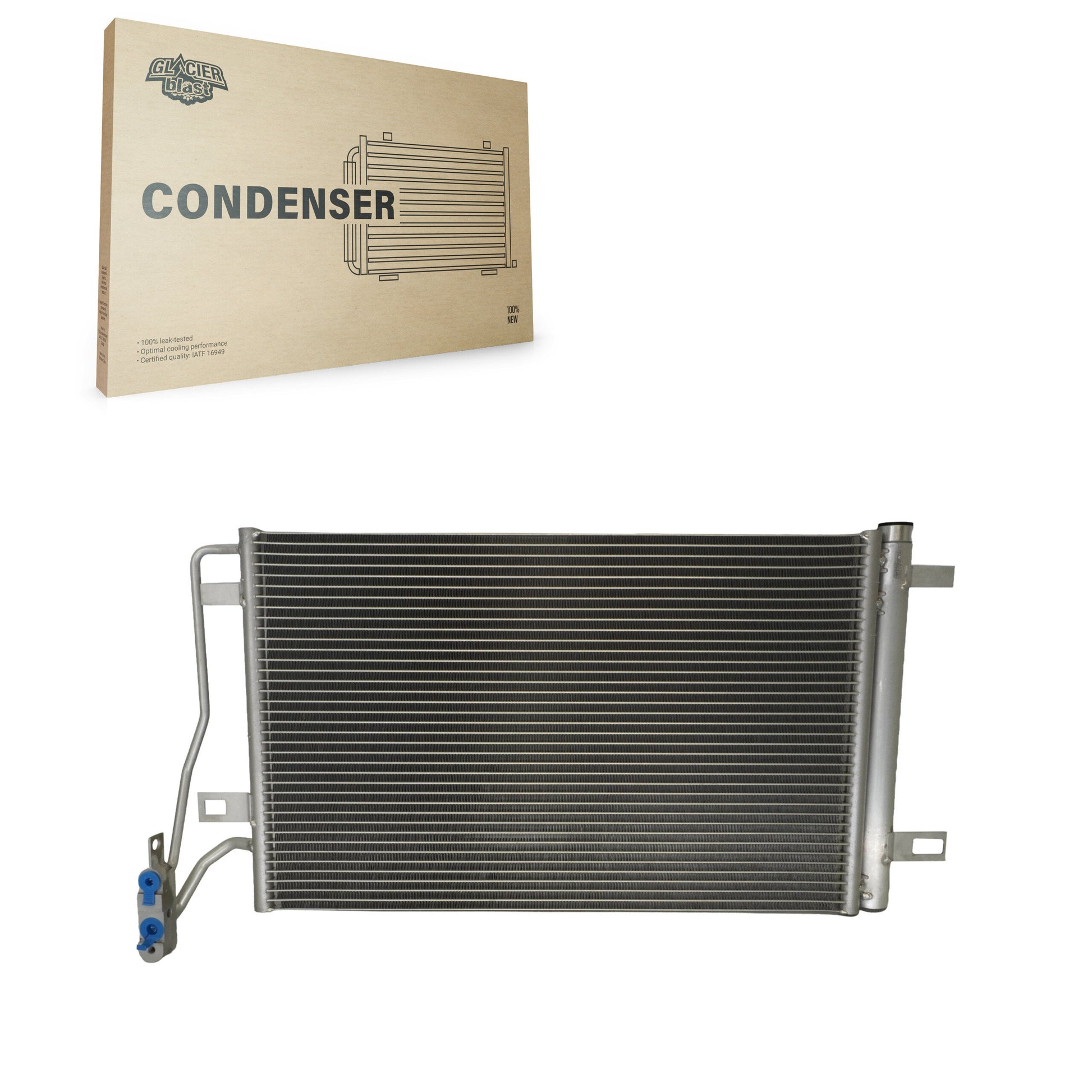 Glacier Blast GLB-FD3786 A/C Condenser for 2010-2012 Lincoln MKZ, Ford Fusion, Mercury Milan - N/A
