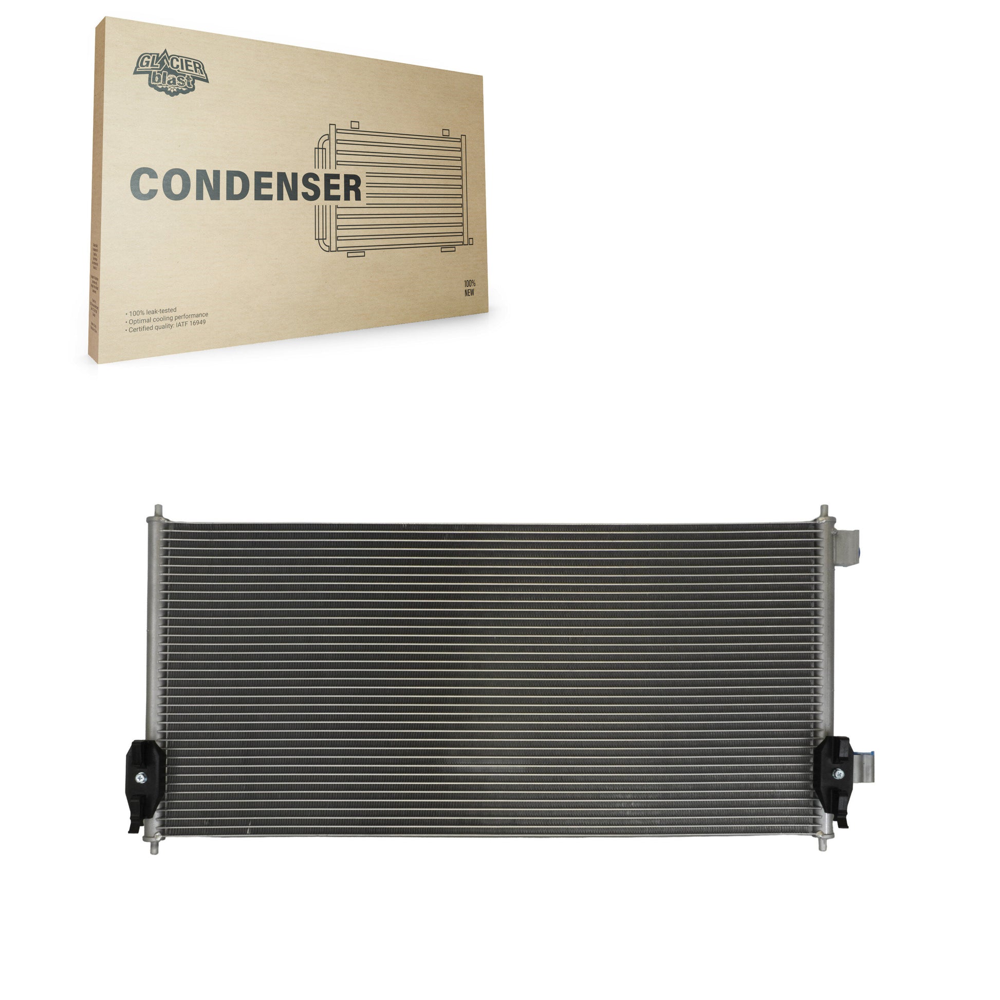 Glacier Blast GLB-FD3876 A/C Condenser for 2010-2013 Ford Transit Connect - N/A