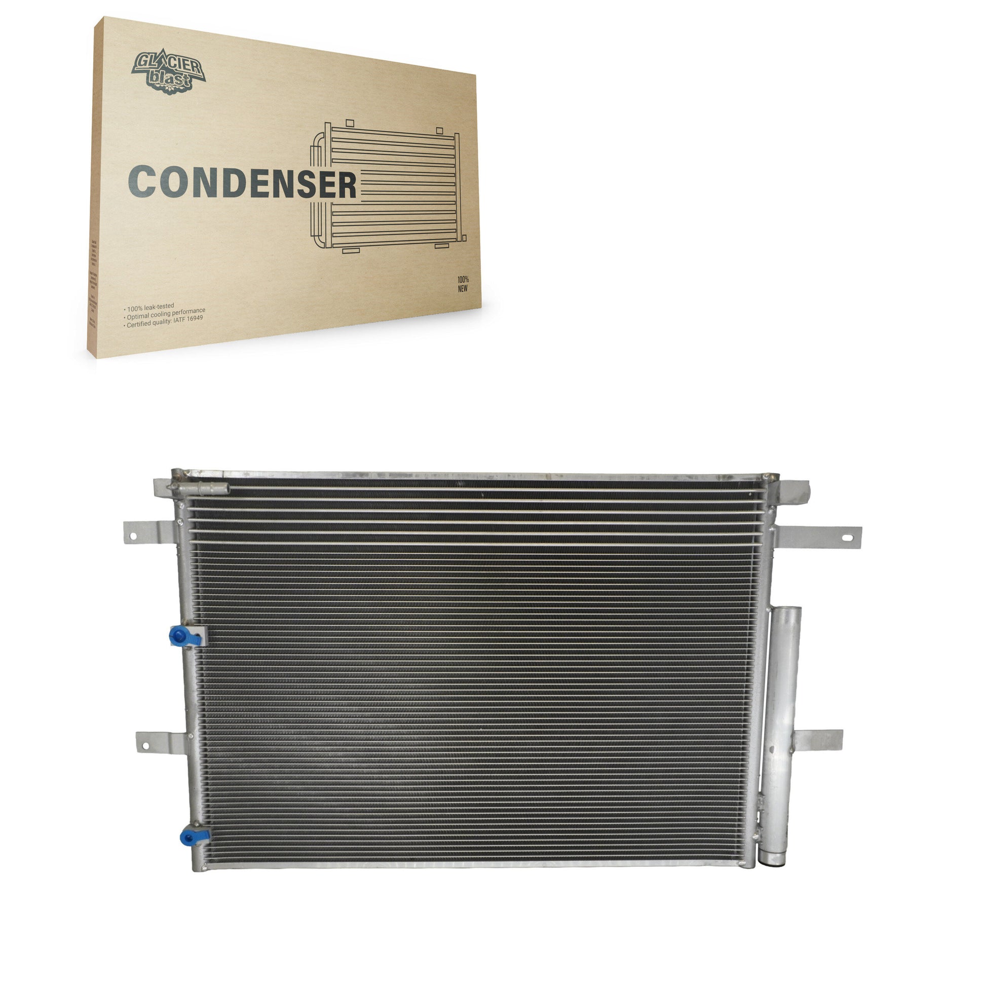 Glacier Blast GLB-FD3894 A/C Condenser for 2011-2015 Ford Edge, Lincoln MKX - N/A