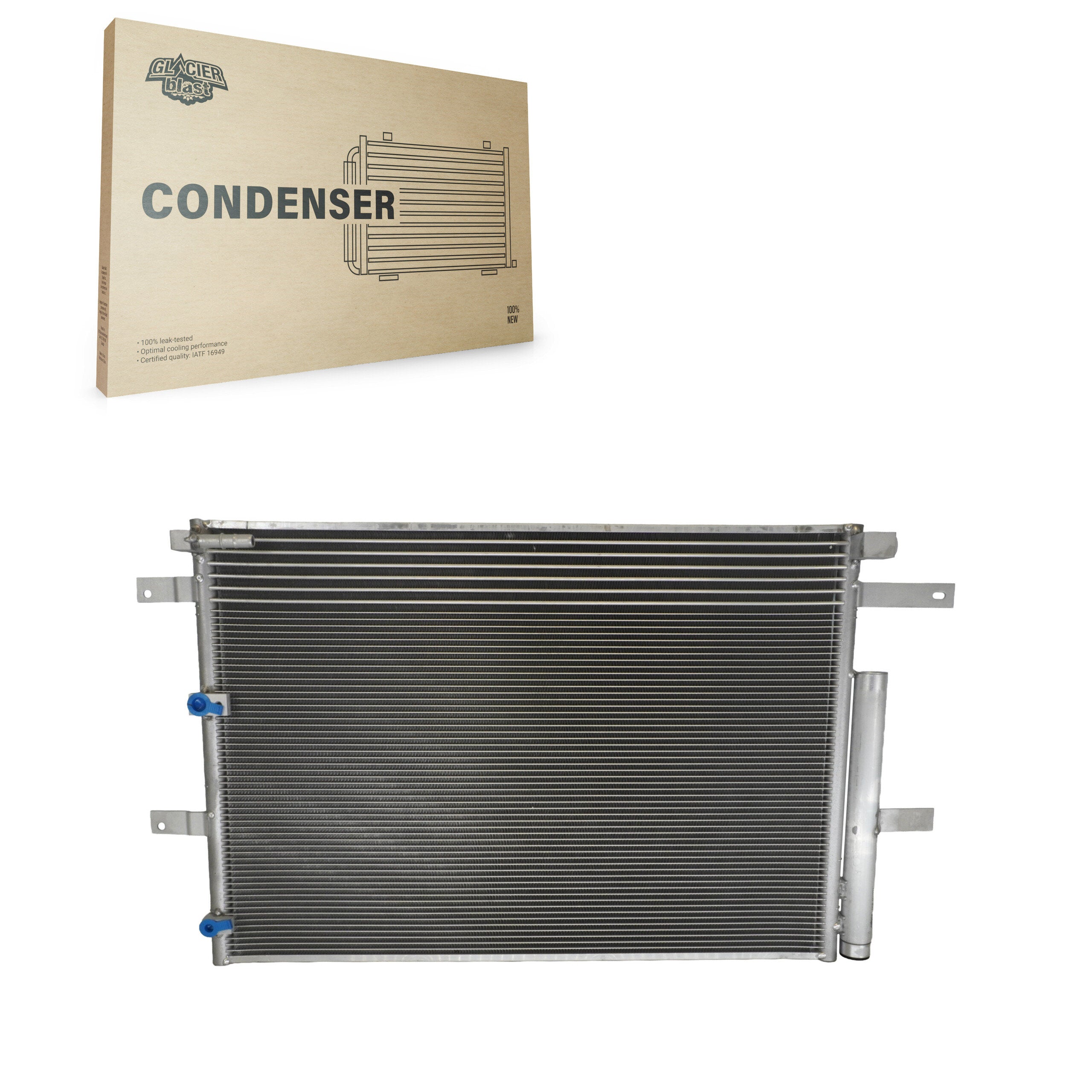 Glacier Blast GLB-FD3894 A/C Condenser for 2011-2015 Ford Edge, Lincoln MKX - N/A