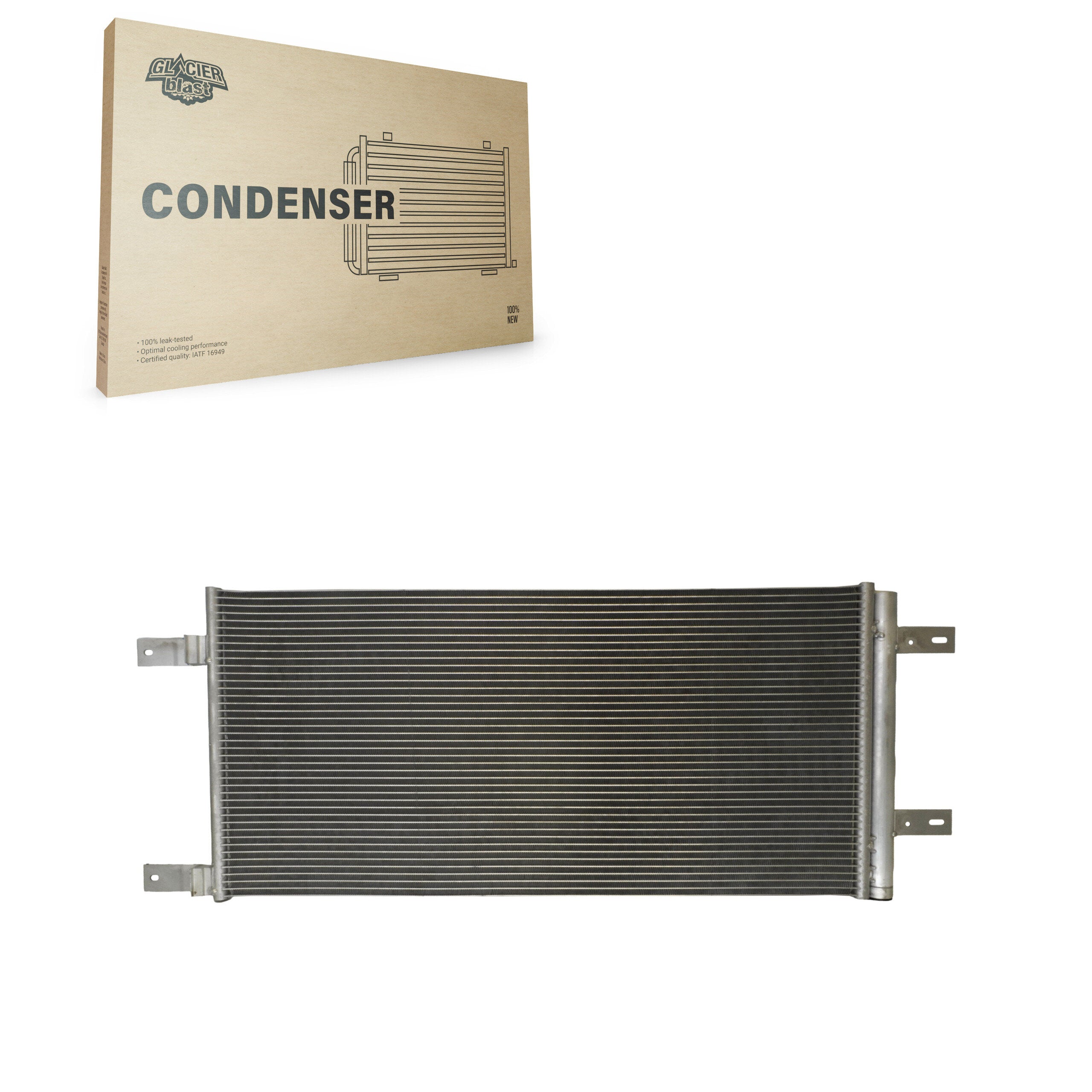 Glacier Blast GLB-FD3937 A/C Condenser for 2011-2016 Ford F-250 Super Duty, Ford F-350 Super Duty, Ford F-450 Super Duty - N/A