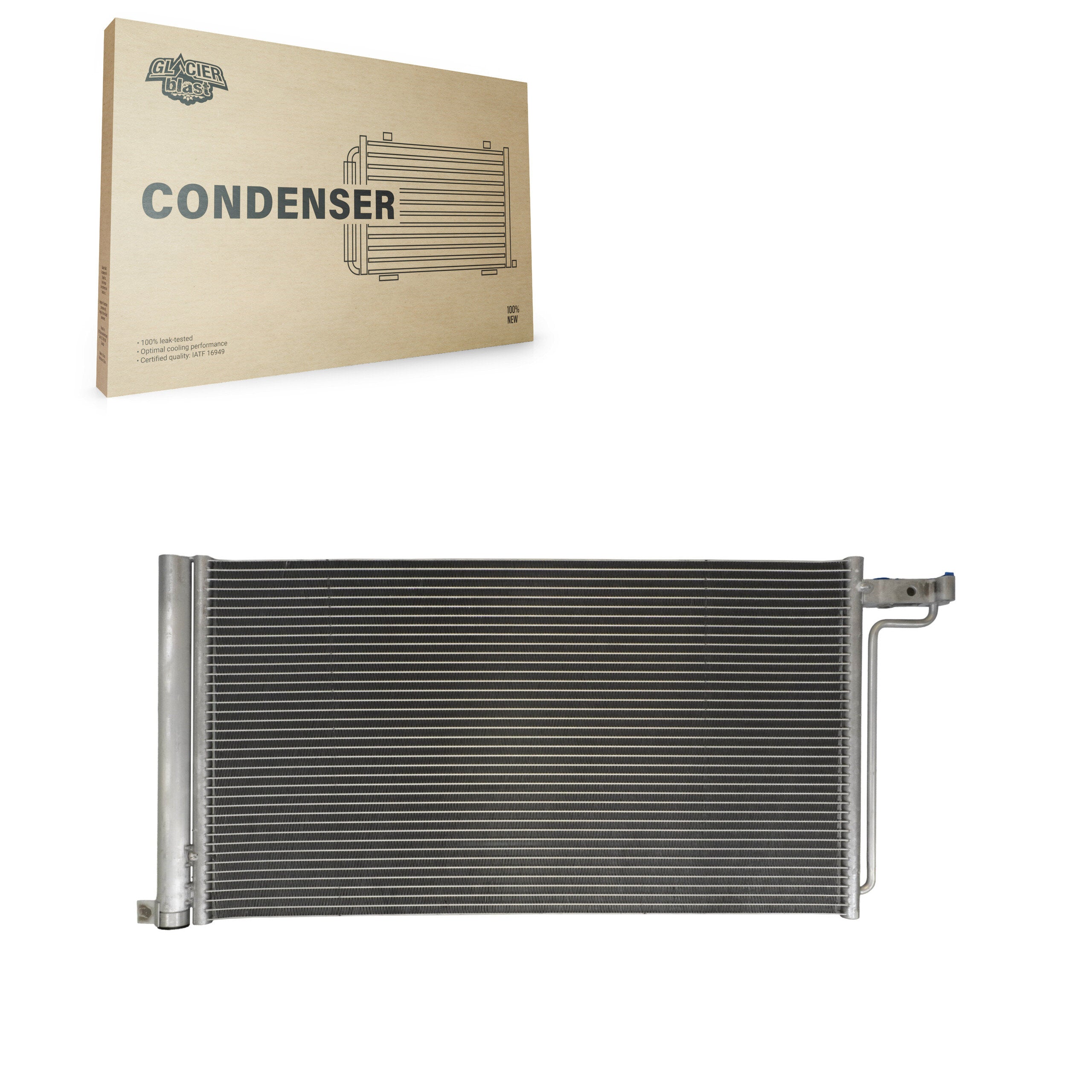 Glacier Blast GLB-FD3981 A/C Condenser for 2012-2014 Ford Focus - N/A