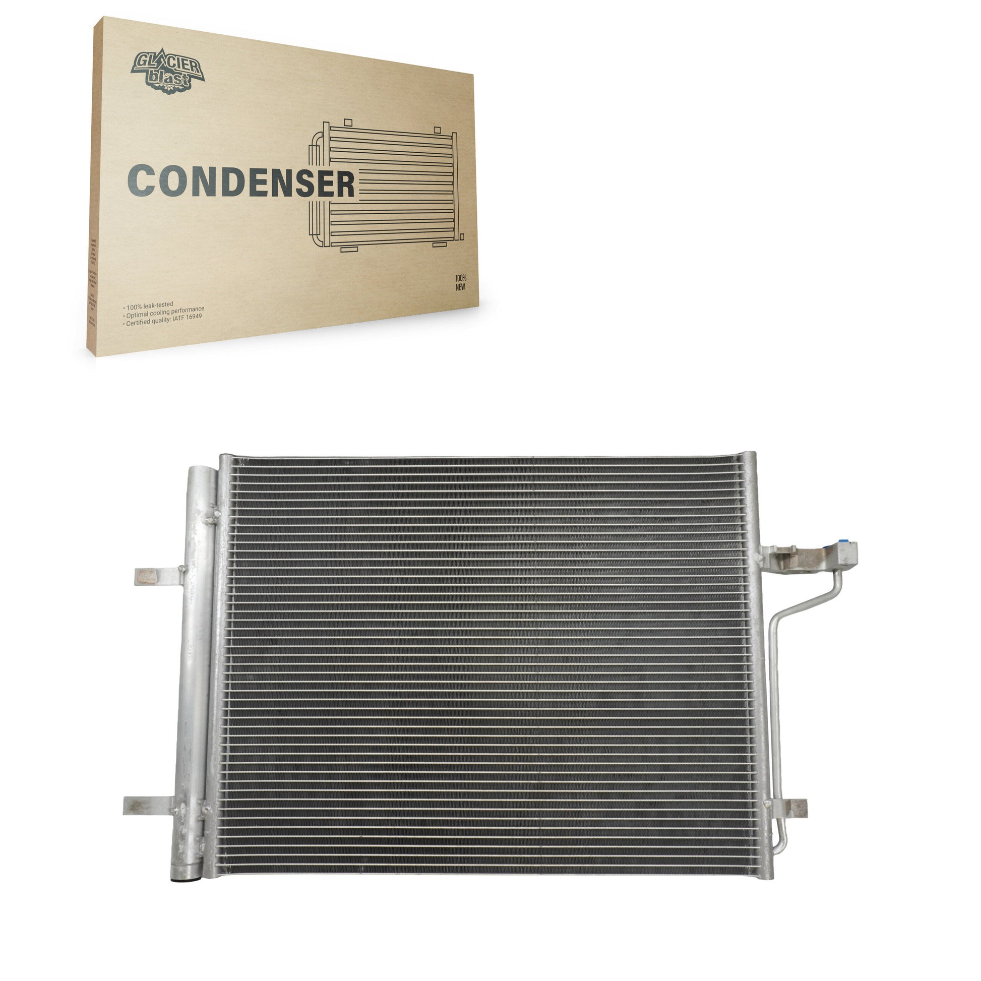 Glacier Blast GLB-FD4106 A/C Condenser for 2013-2019 Ford Escape, Ford C-Max - N/A