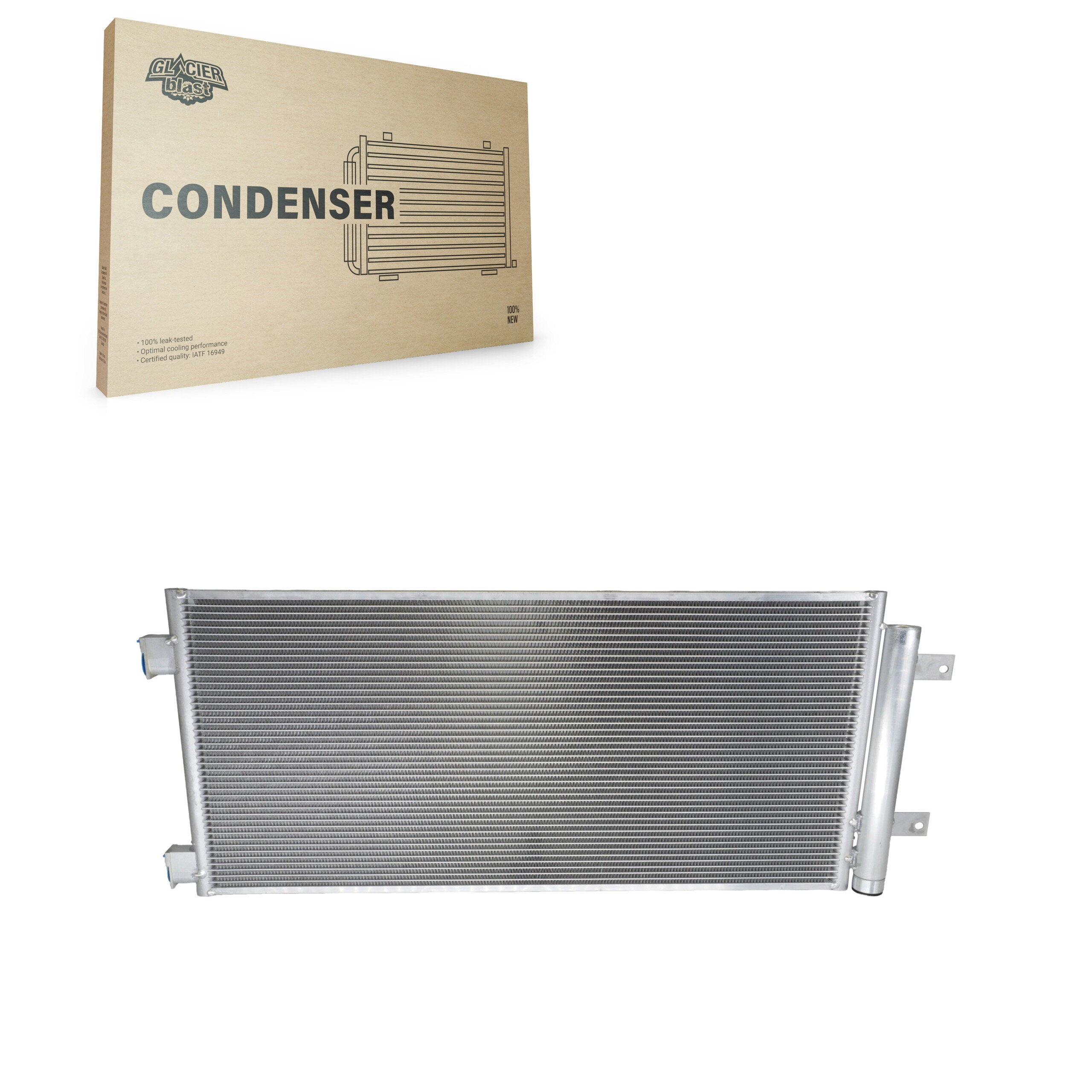 Glacier Blast GLB-GM30033 A/C Condenser for 2016-2019 Chevrolet Cruze - N/A