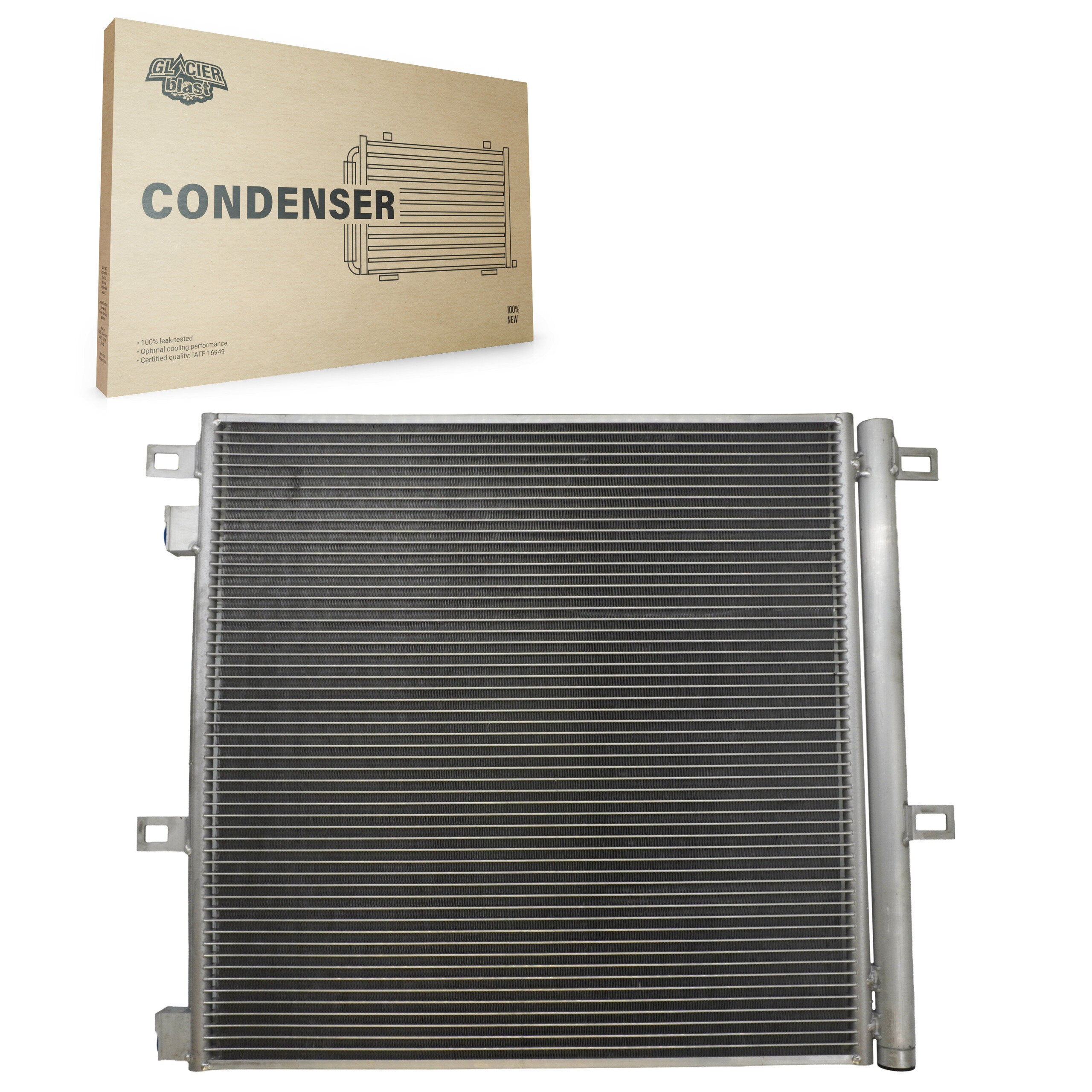 Glacier Blast GLB-GM30043 A/C Condenser for 2017-2024 Chevrolet Blazer, GMC Acadia, Cadillac XT6 - N/A