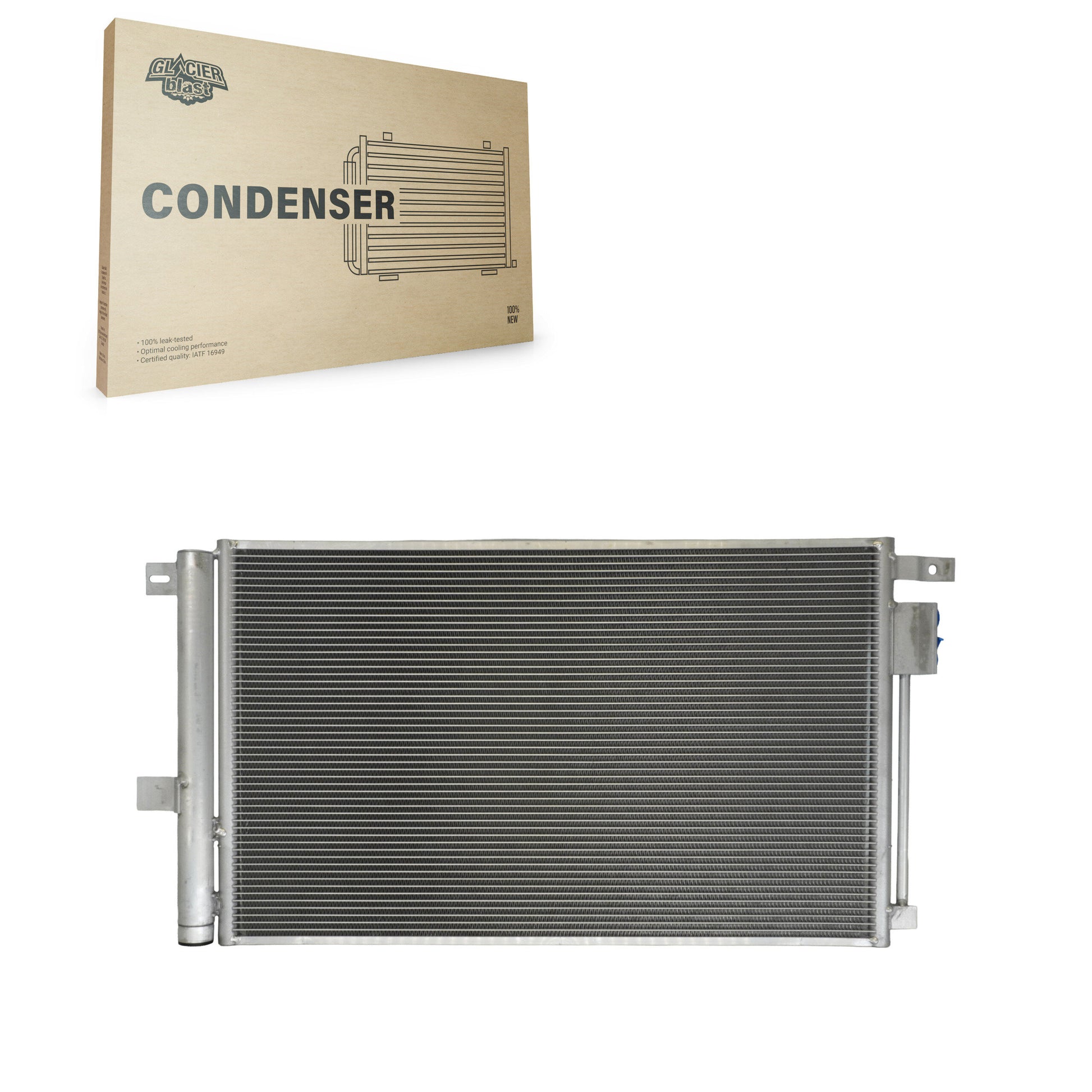 Glacier Blast GLB-GM30072 A/C Condenser for 2015-2022 Chevrolet Colorado, GMC Canyon - N/A
