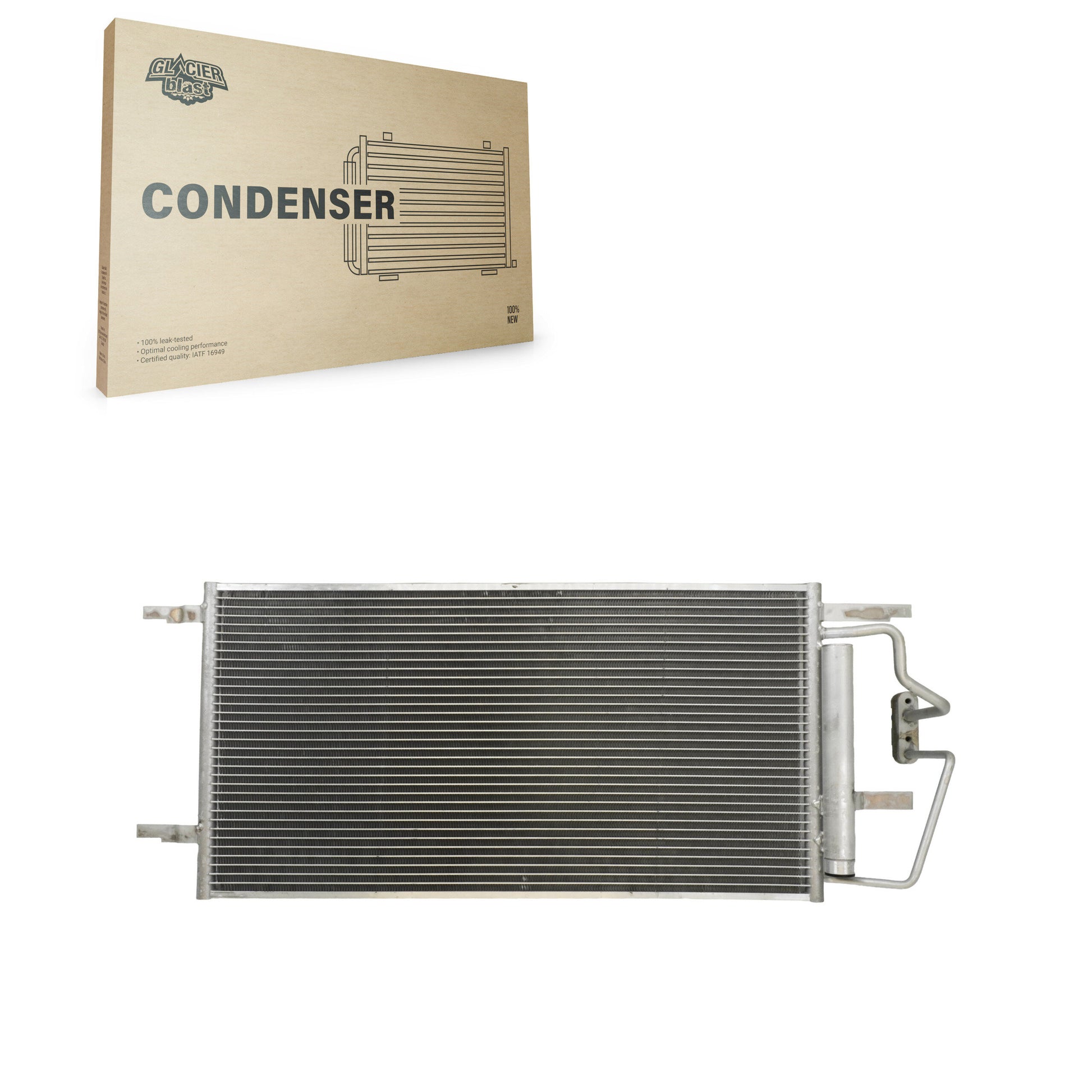 Glacier Blast GLB-GM3008 A/C Condenser for 2004-2009 Buick Terraza, Chevrolet Uplander, Pontiac Montana - N/A