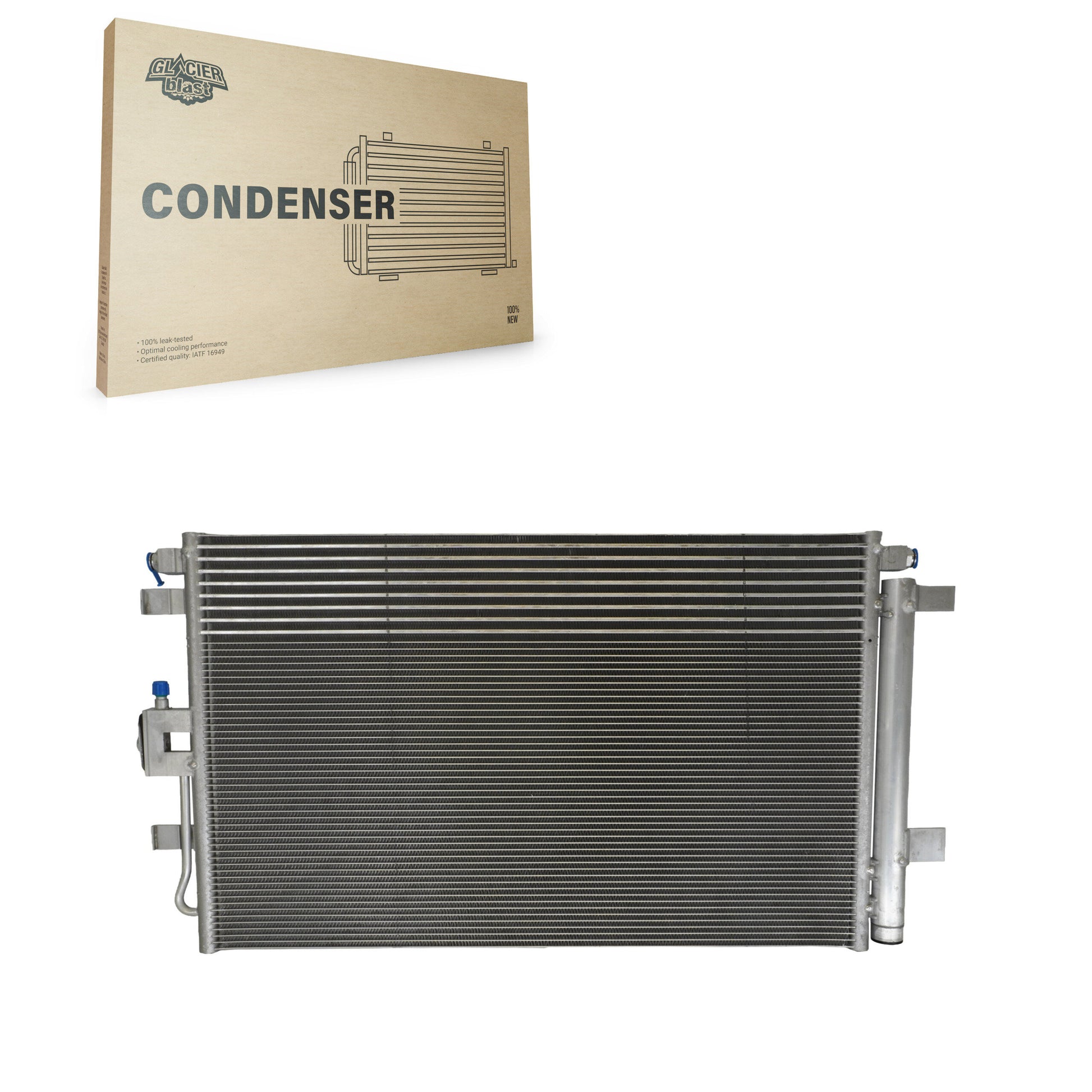 Glacier Blast GLB-GM30082 A/C Condenser for 2018-2024 Chevrolet Equinox, GMC Terrain - N/A