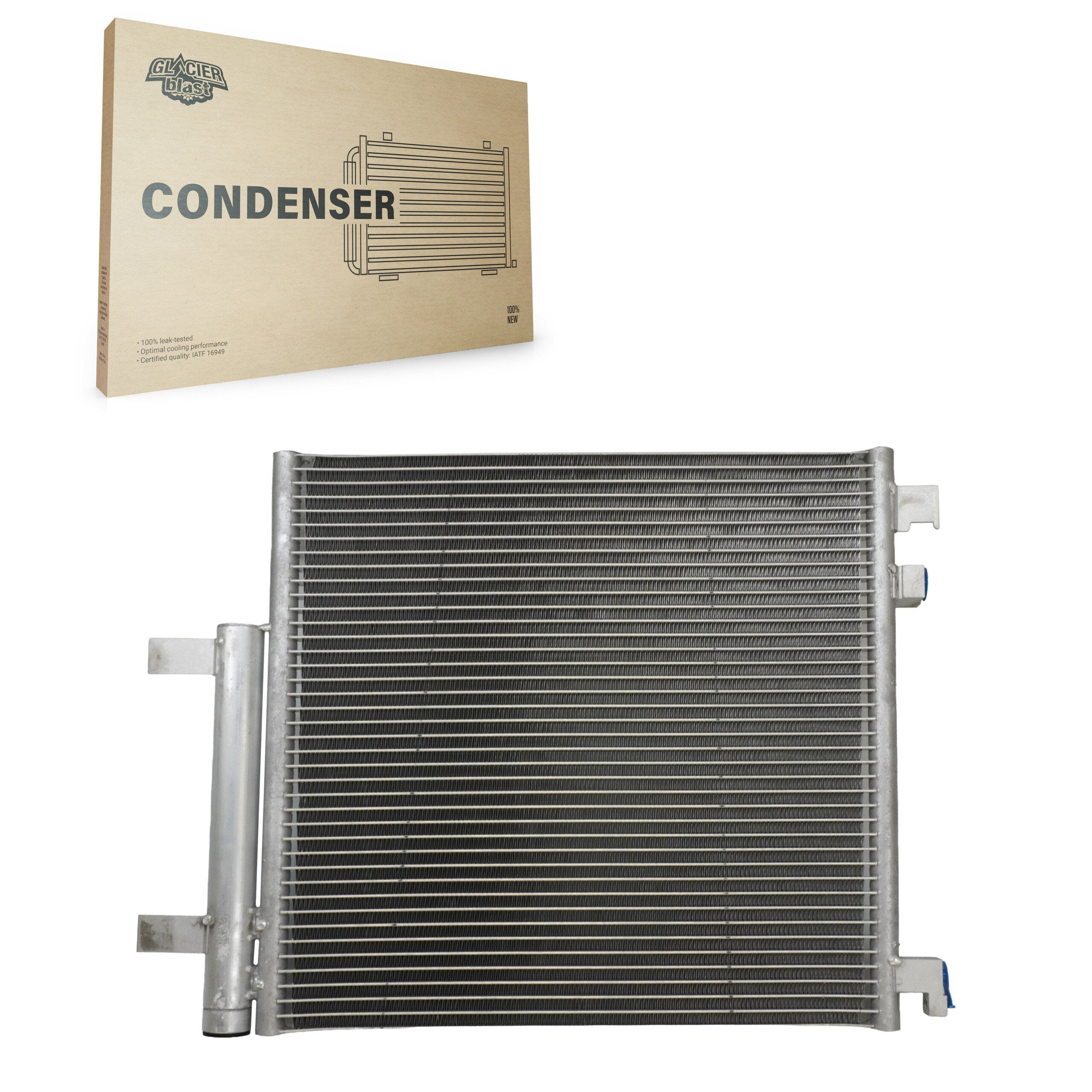 Glacier Blast GLB-GM4184 A/C Condenser for 2013-2015 Chevrolet Spark - N/A