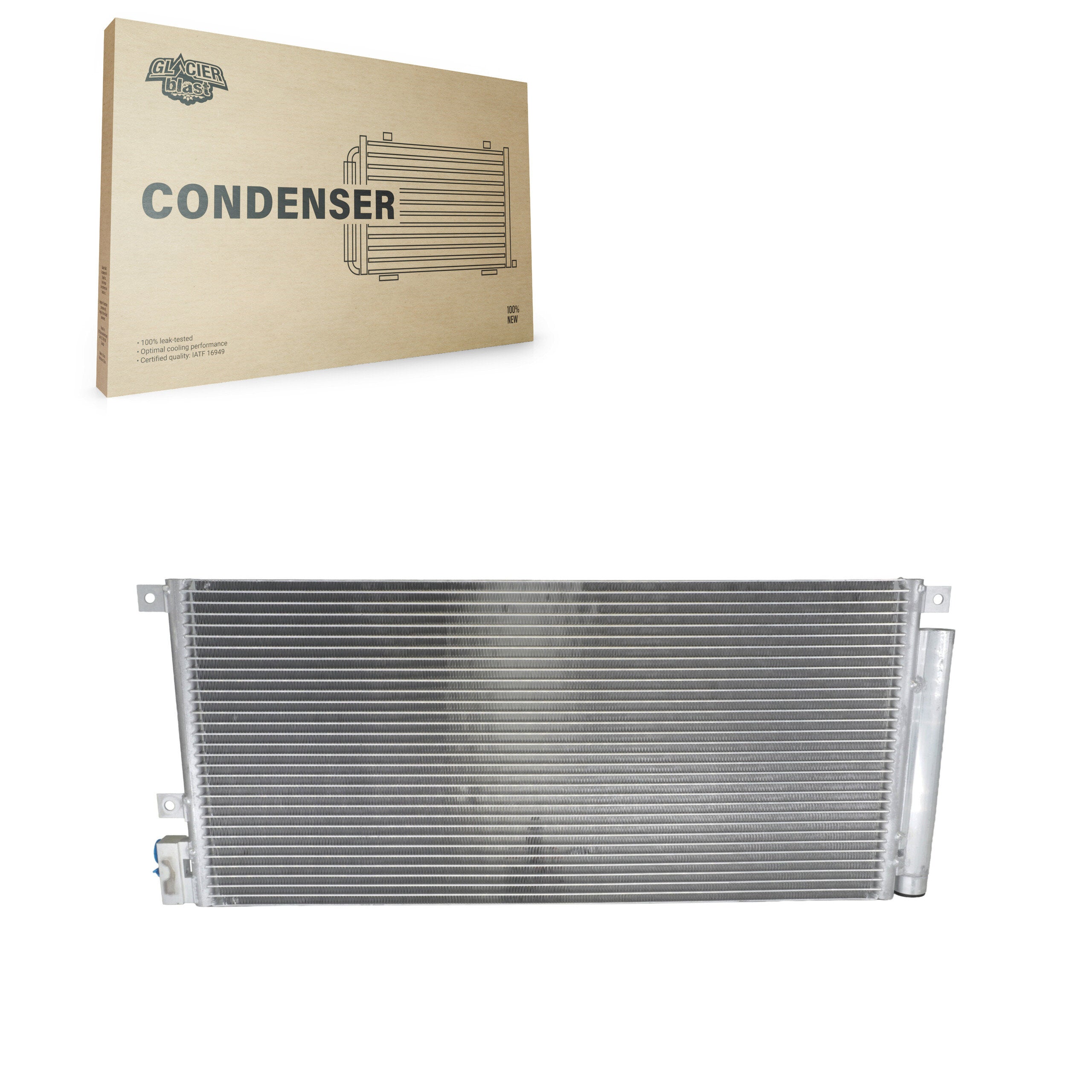 Glacier Blast GLB-GM4252 A/C Condenser for 2013-2016 Chevrolet Trax, Buick Encore - N/A