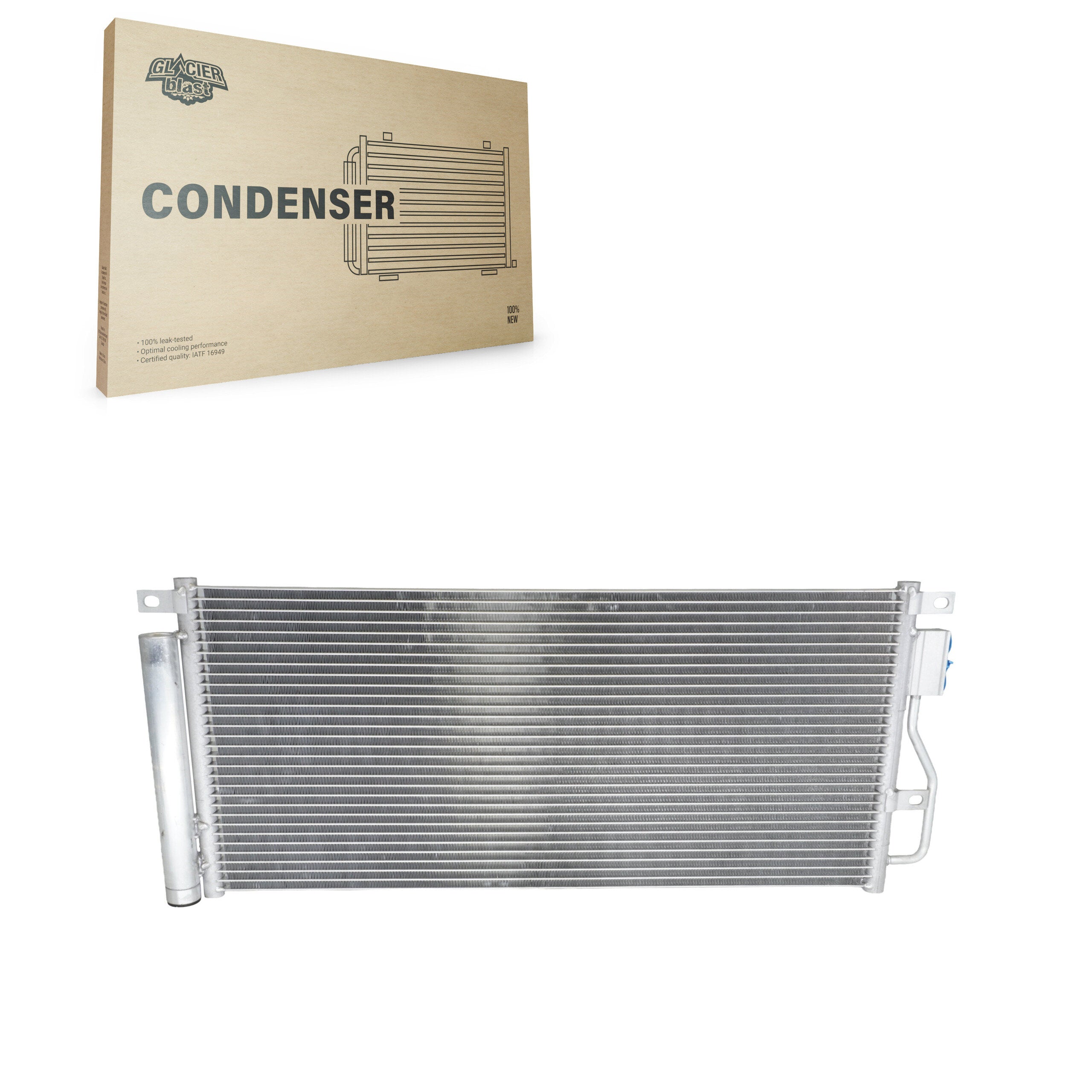 Glacier Blast GLB-GM4759 A/C Condenser for 2015-2022 Chevrolet Trax, Buick Encore - N/A