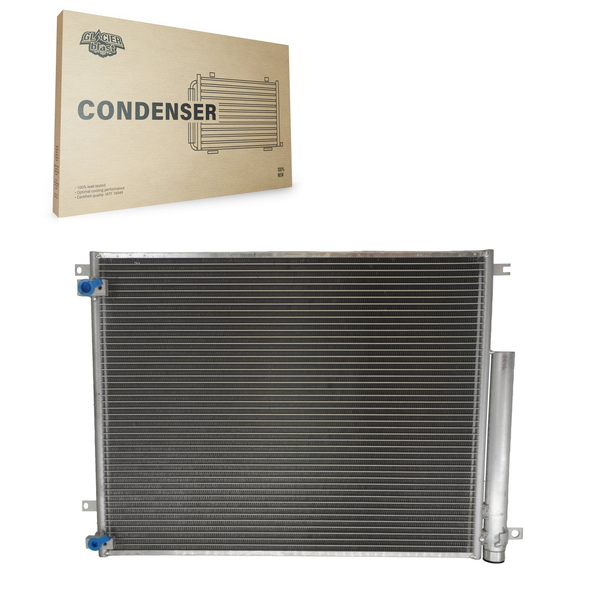 Glacier Blast GLB-HO30007 A/C Condenser for 2016-2021 Honda Civic - N/A