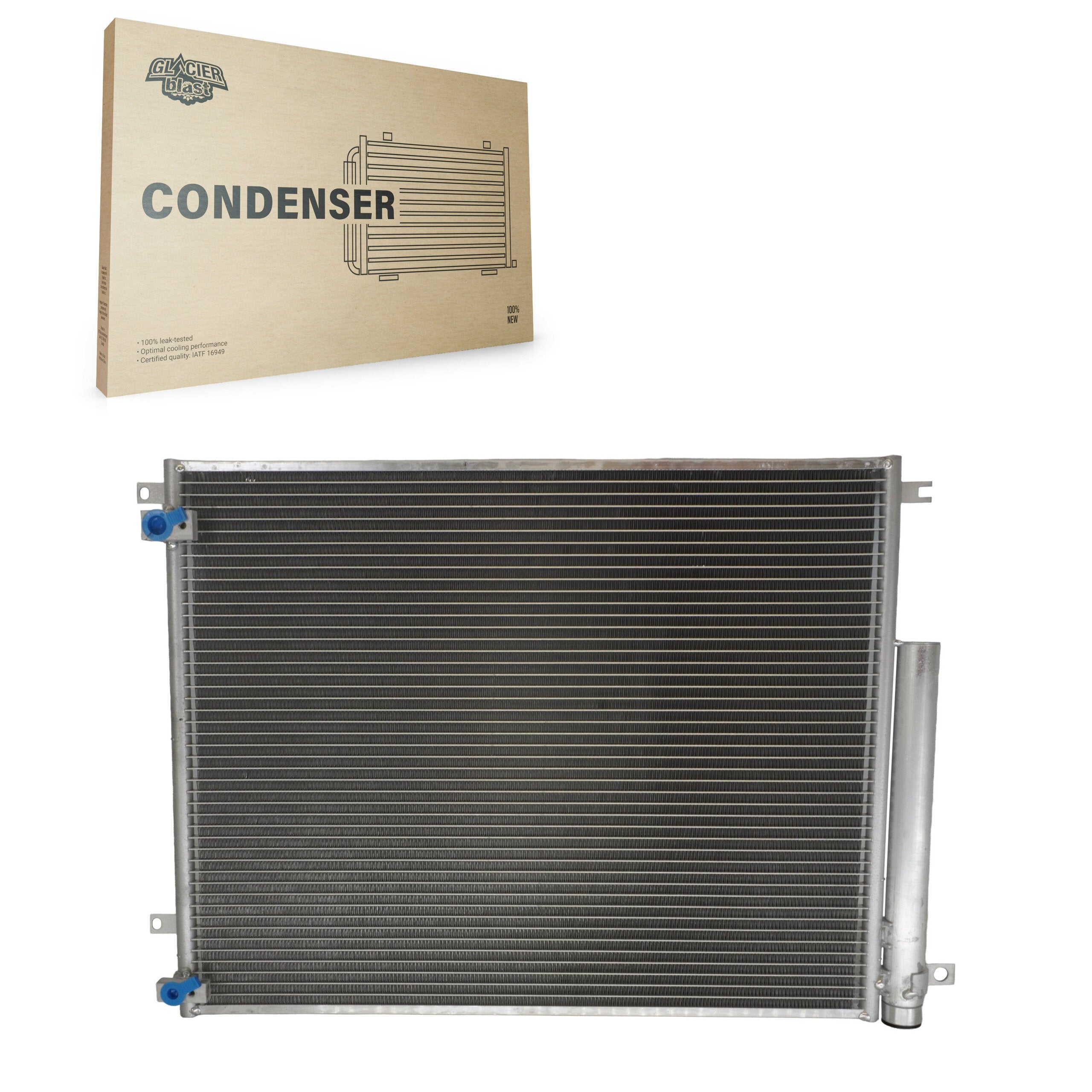 Glacier Blast GLB-HO30007 A/C Condenser for 2016-2021 Honda Civic - N/A