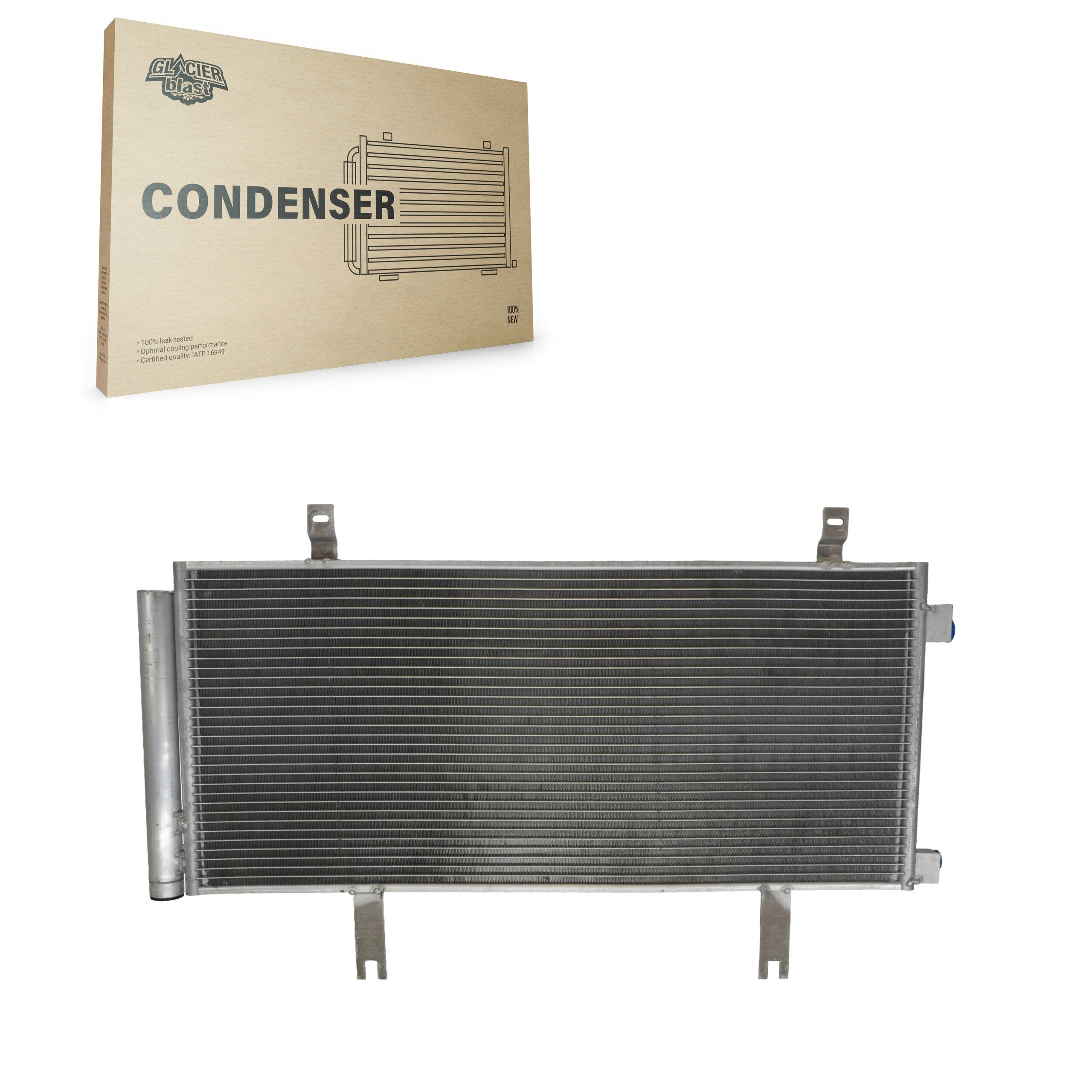 Glacier Blast GLB-HO30099 A/C Condenser for 2018-2022 Honda Accord - N/A