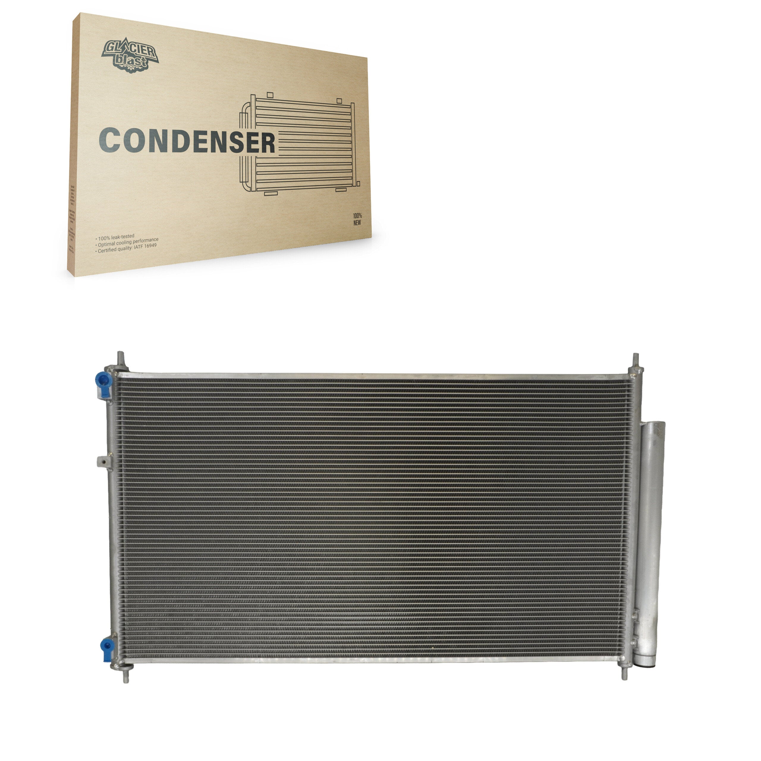 Glacier Blast GLB-HO3246 A/C Condenser for 2005-2010 Honda Odyssey - N/A
