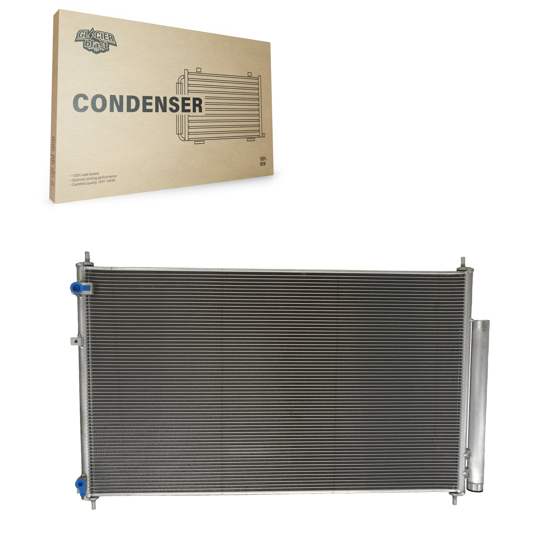 Glacier Blast GLB-HO3892 A/C Condenser for 2011-2017 Honda Odyssey - N/A