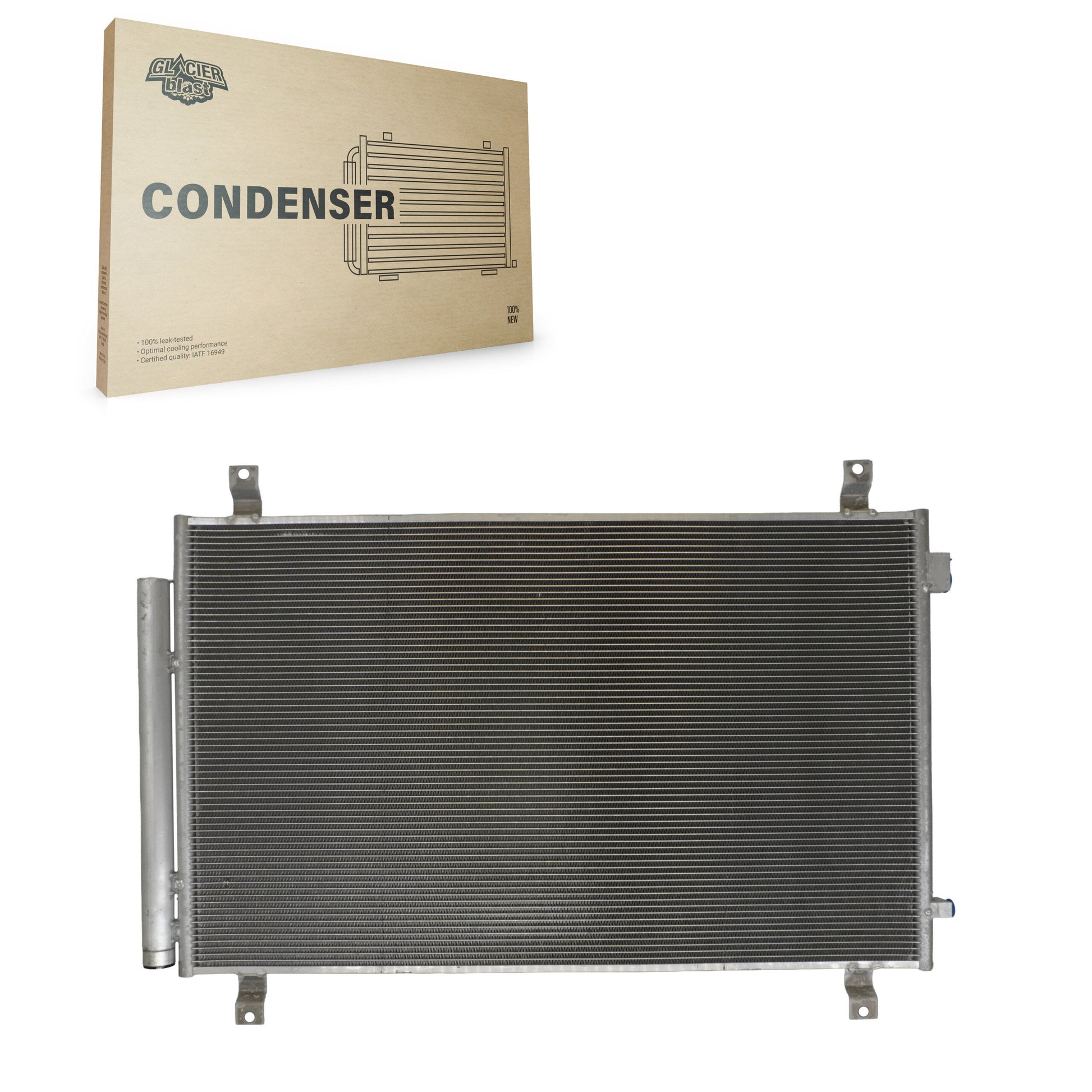 Glacier Blast GLB-HO4277 A/C Condenser for 2014-2025 Honda Passport, Honda Ridgeline, Honda Pilot - N/A