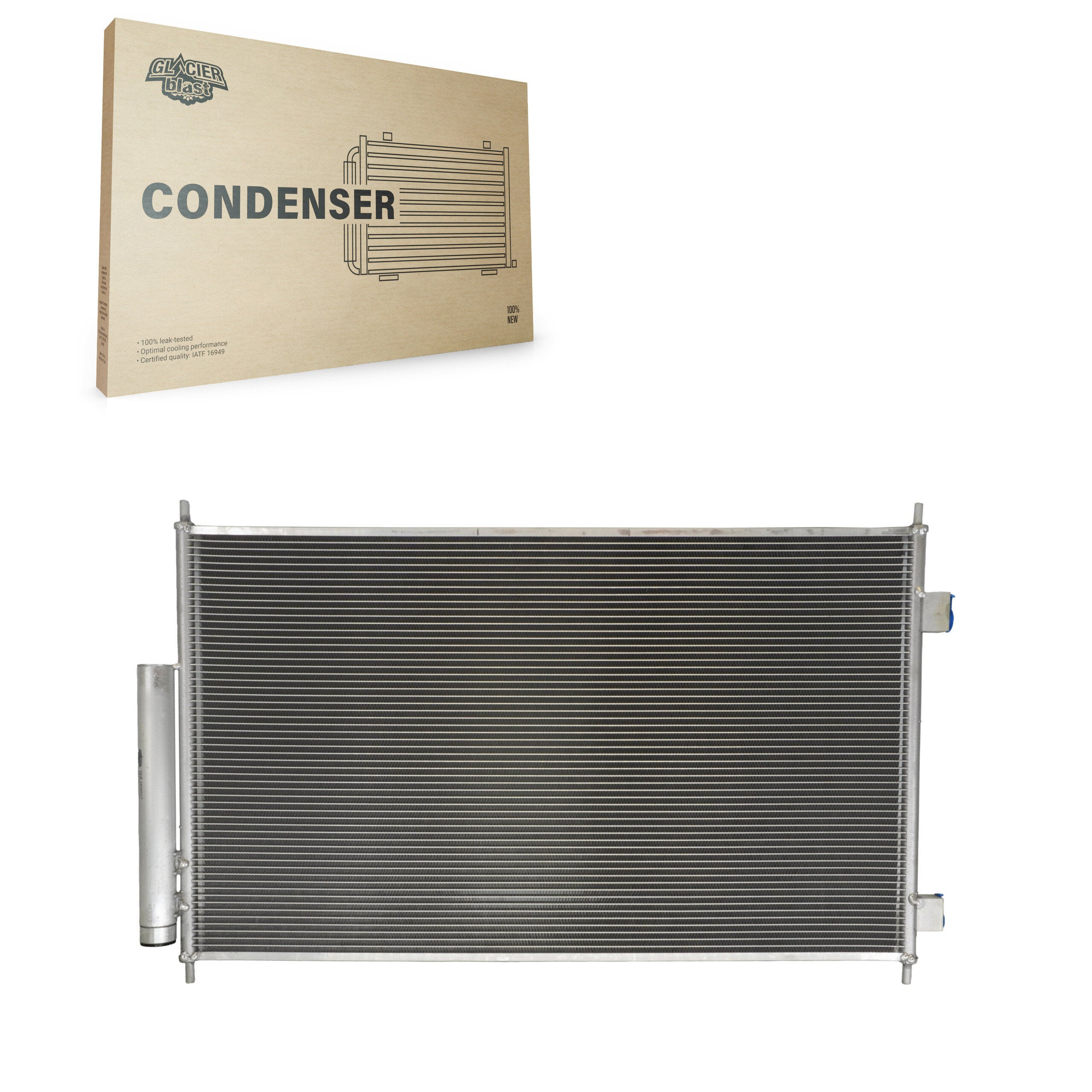 Glacier Blast GLB-HO4917 A/C Condenser for 2016-2022 Honda HR-V - N/A